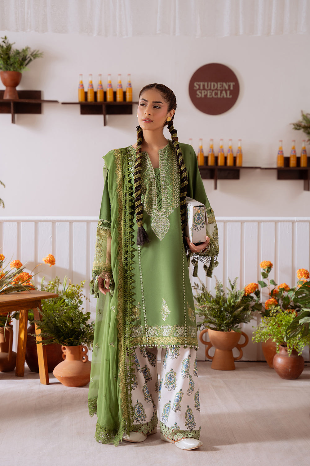 Saira Rizwan | Laanem Summer Lawn 25 | ZAFIRA-A-SRL25-03 - by - Libasekhas UK - Registered Vendor of : Saira Rizwan - 100% Original Designer Dresss