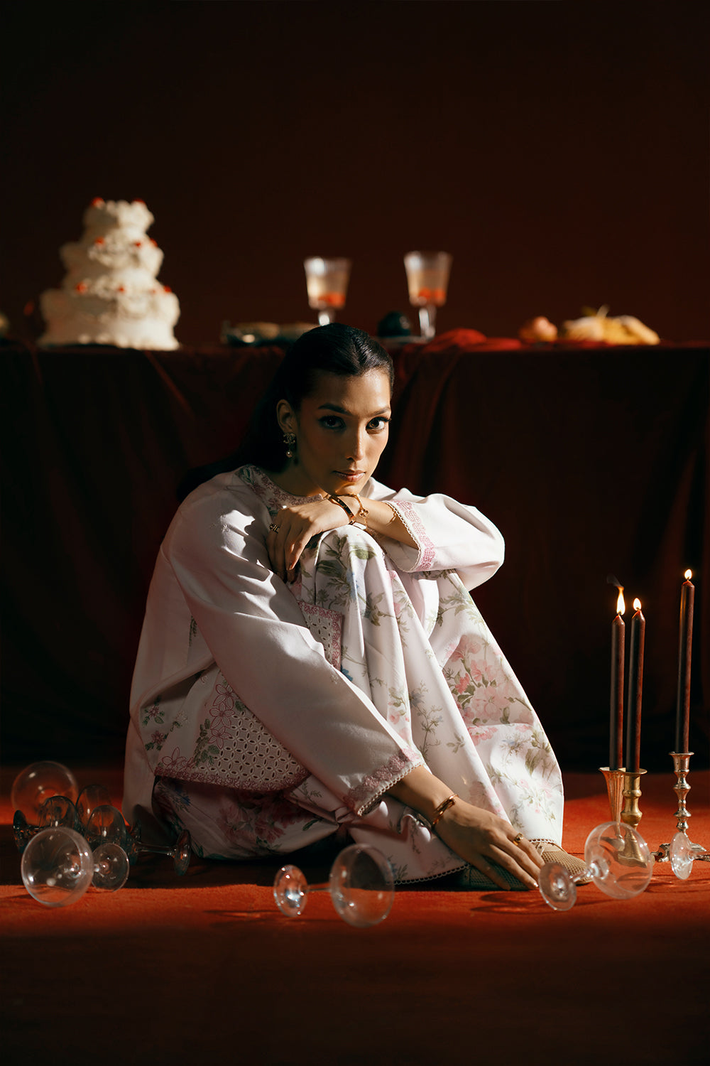 Saira Rizwan | Joolie Co ords |JOOLIE WHITE - JBP25-07 - by Libasekhas UK - Registered Vendor of : Saira Rizwan - 100% Original Designer Dress
