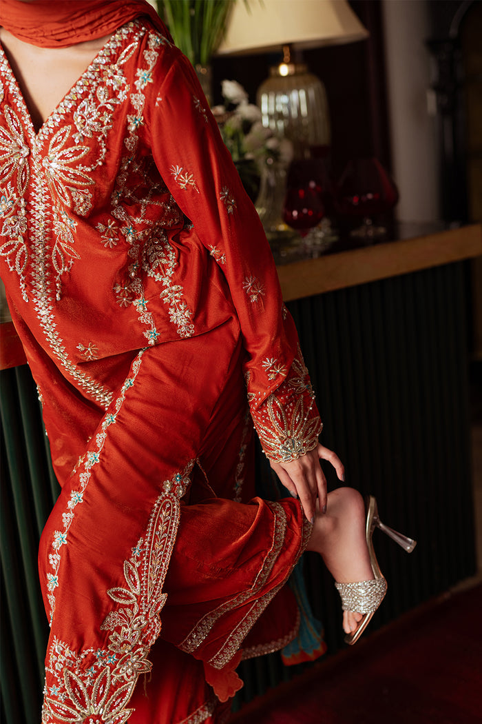 Saira Rizwan | Velvet Pret 25 | NEELAM-SRVP25-06 - by Libasekhas UK - Registered Vendor of : Saira Rizwan - 100% Original Designer Dress