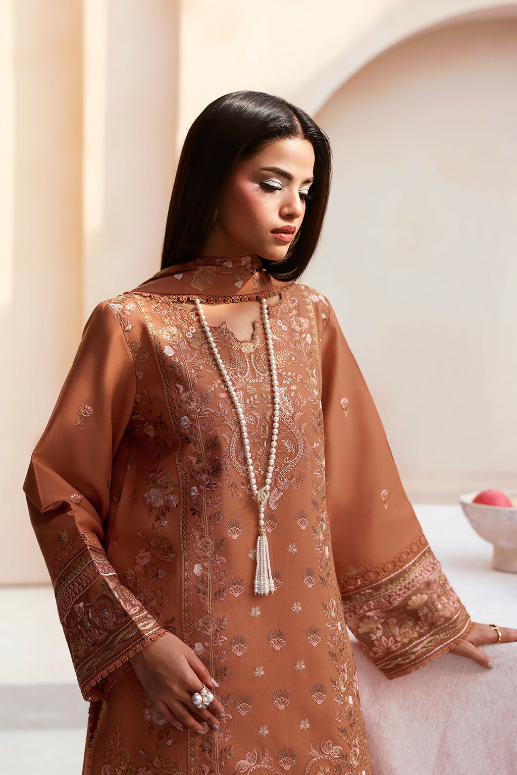 Ramsha | Ghazal Luxury Lawn | G-501 - by Libasekhas UK - Registered Vendor of : Ramsha - 100% Original Designer Dress