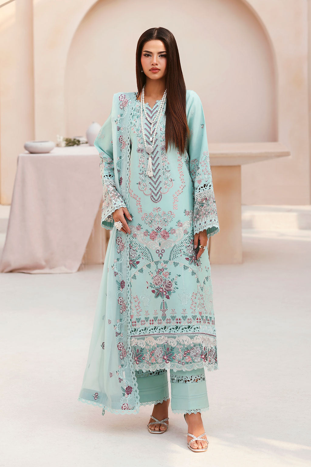 Ramsha | Ghazal Luxury Lawn | G-503 - by Libasekhas UK - Registered Vendor of : Ramsha - 100% Original Designer Dress