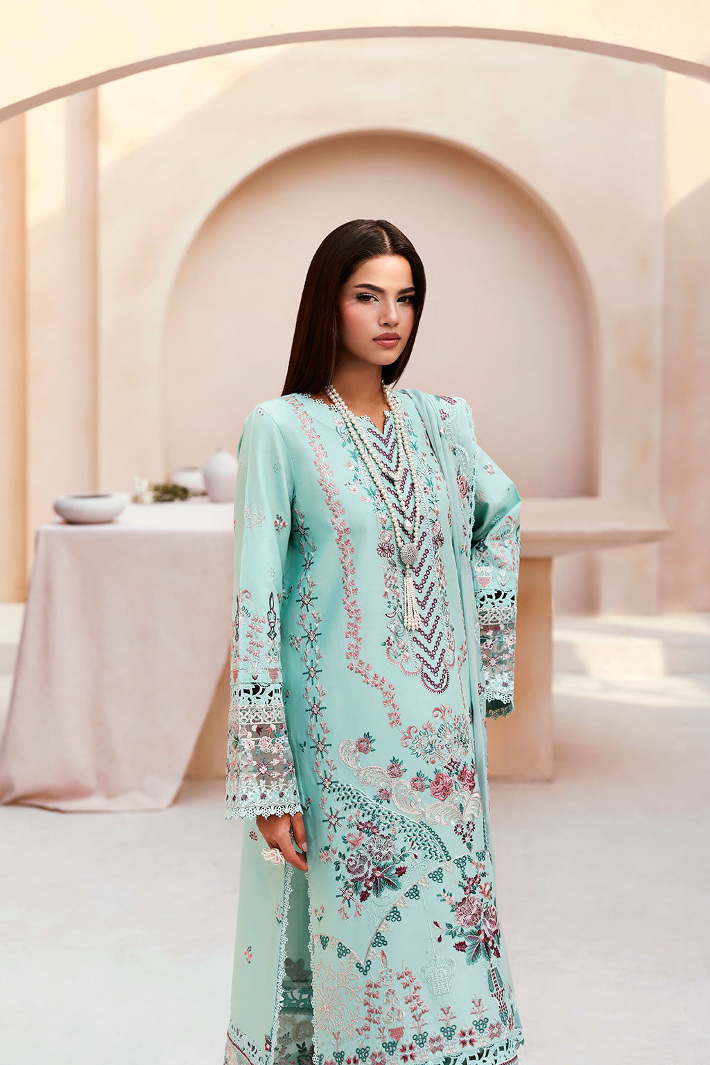 Ramsha | Ghazal Luxury Lawn | G-503 - by Libasekhas UK - Registered Vendor of : Ramsha - 100% Original Designer Dress