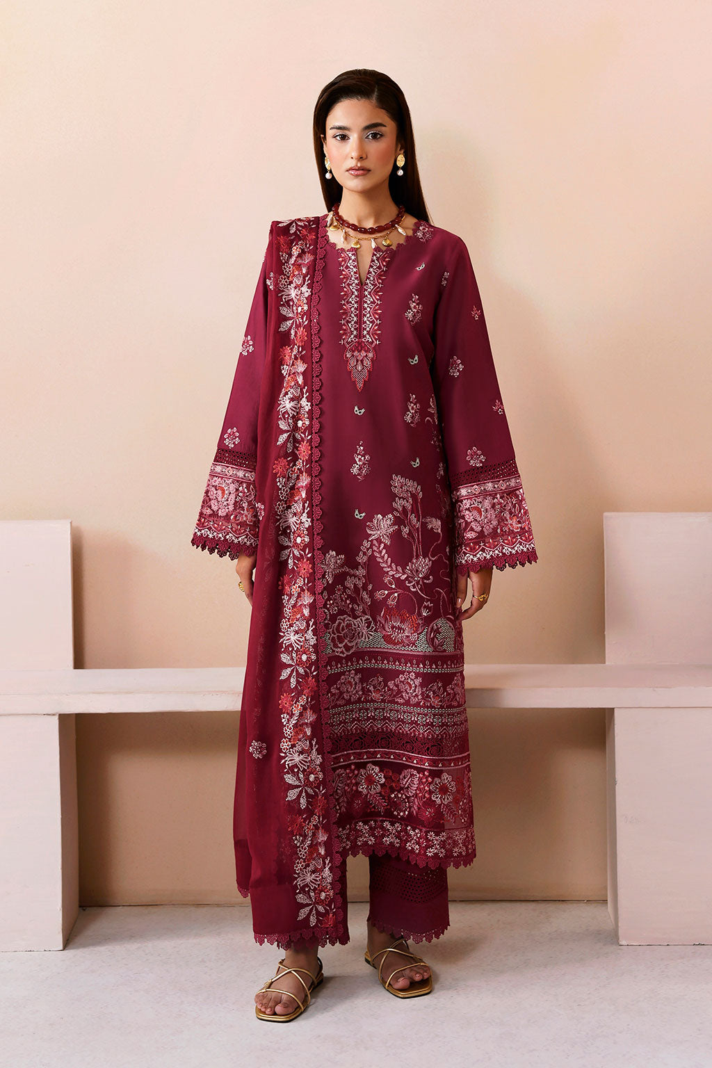 Ramsha | Ghazal Luxury Lawn | G-506 - by Libasekhas UK - Registered Vendor of : Ramsha - 100% Original Designer Dress