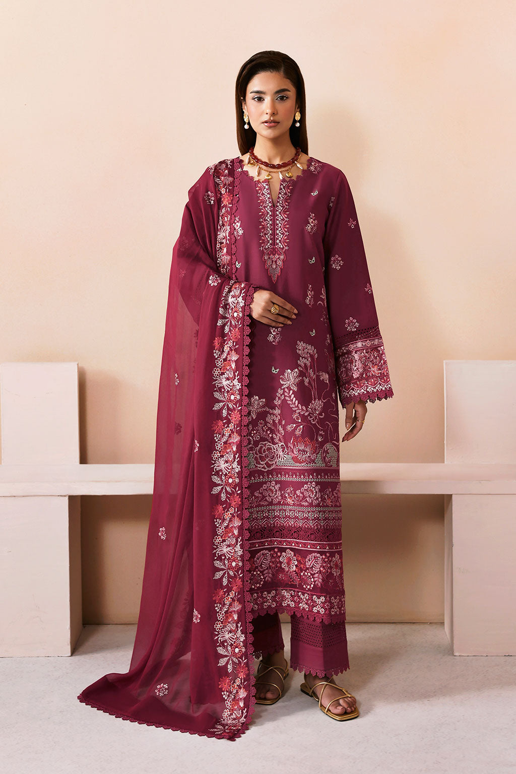 Ramsha | Ghazal Luxury Lawn | G-506 - by Libasekhas UK - Registered Vendor of : Ramsha - 100% Original Designer Dress