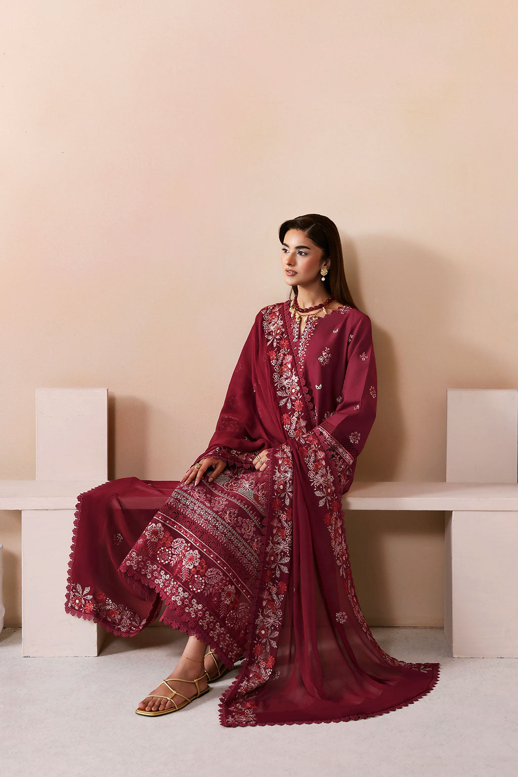 Ramsha | Ghazal Luxury Lawn | G-506 - by Libasekhas UK - Registered Vendor of : Ramsha - 100% Original Designer Dress