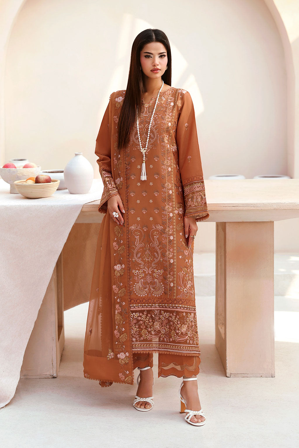 Ramsha | Ghazal Luxury Lawn | G-501 - by Libasekhas UK - Registered Vendor of : Ramsha - 100% Original Designer Dress