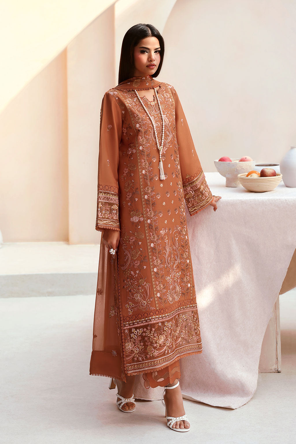 Ramsha | Ghazal Luxury Lawn | G-501 - by Libasekhas UK - Registered Vendor of : Ramsha - 100% Original Designer Dress
