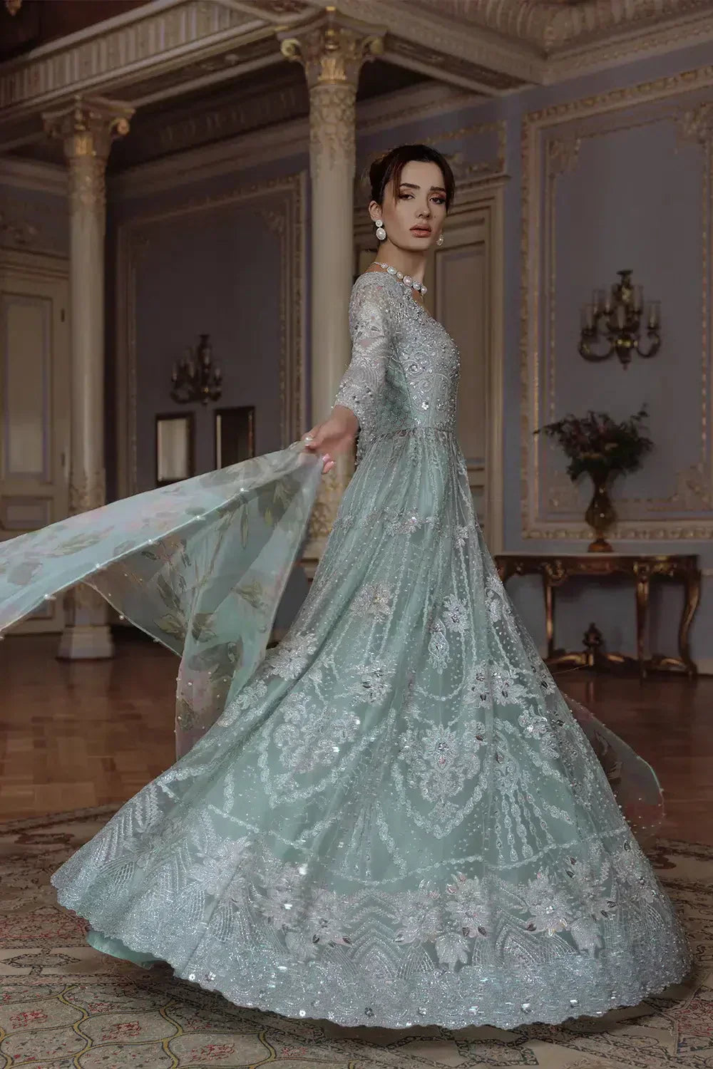 Saira Rizwan | Lumiere Festive 23 | SR-07 - by - Libasekhas UK - Registered Vendor of : Saira Rizwan - 100% Original Designer Dresss