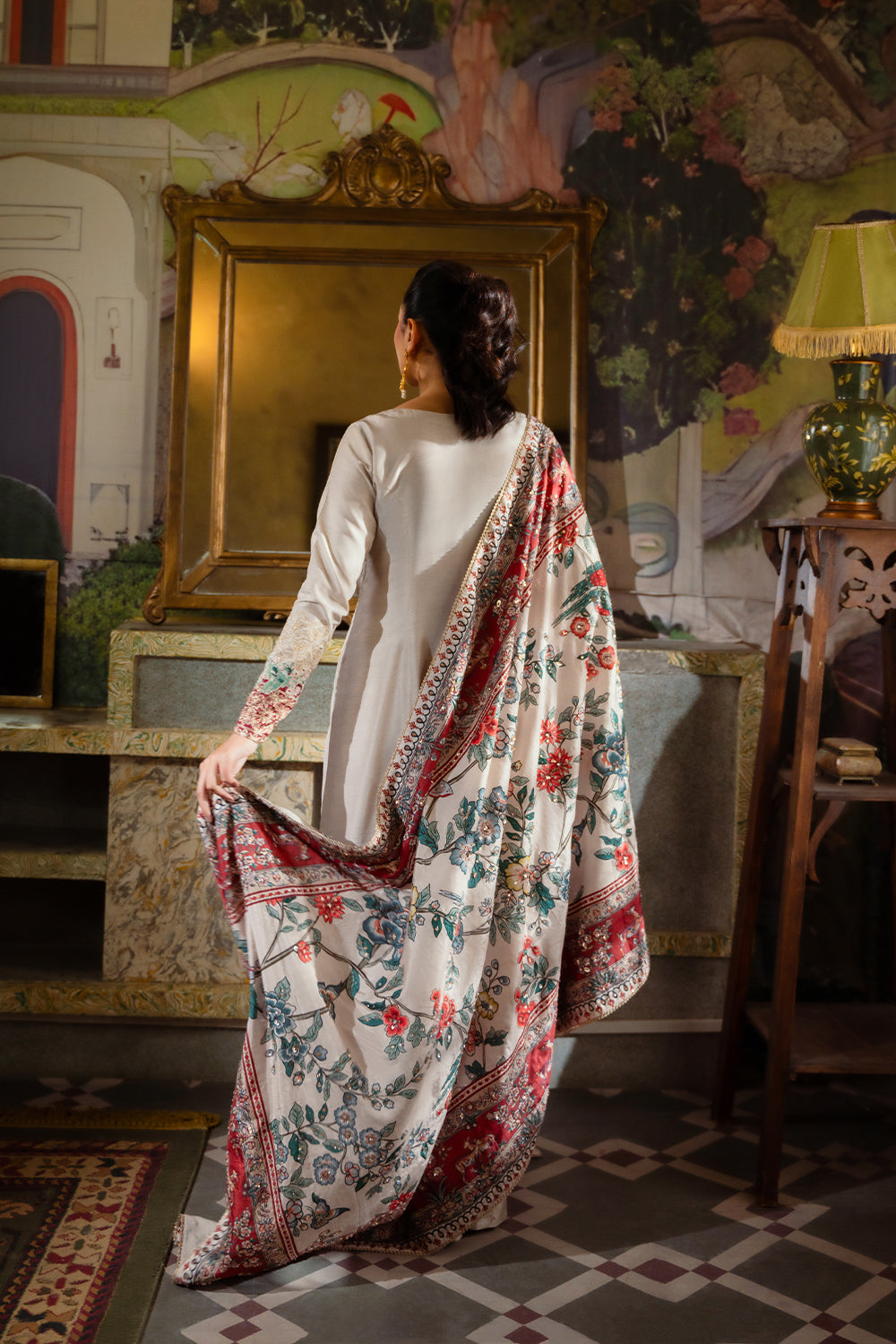 Saira Rizwan | Dahini Silk Pret | DUNE - SRLP01-25 - by - Libasekhas UK - Registered Vendor of : Saira Rizwan - 100% Original Designer Dresss