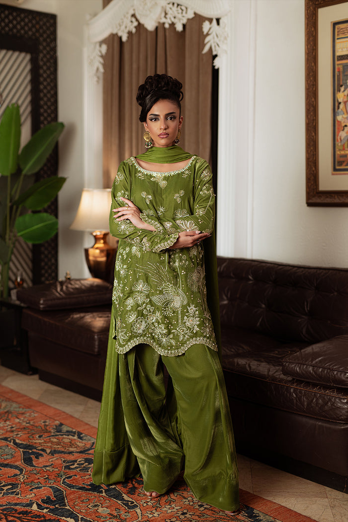 Saira Rizwan | Velvet Pret 25 | KAHWA-SRVP25-08 - by Libasekhas UK - Registered Vendor of : Saira Rizwan - 100% Original Designer Dress