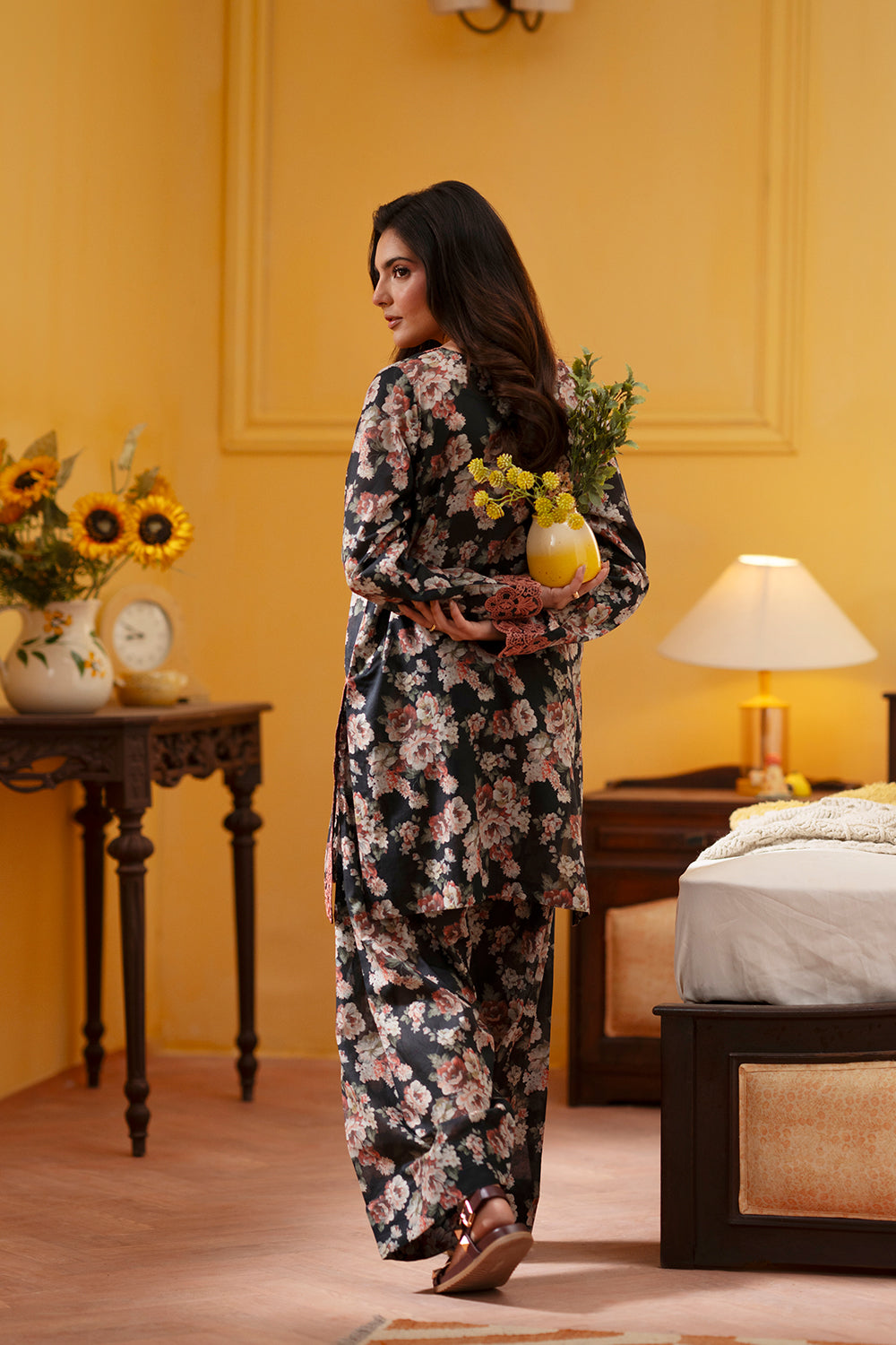 Saira Rizwan | Joolie Co ords | CHARCOAL-JBP25-02 - by Libasekhas UK - Registered Vendor of : Saira Rizwan - 100% Original Designer Dress