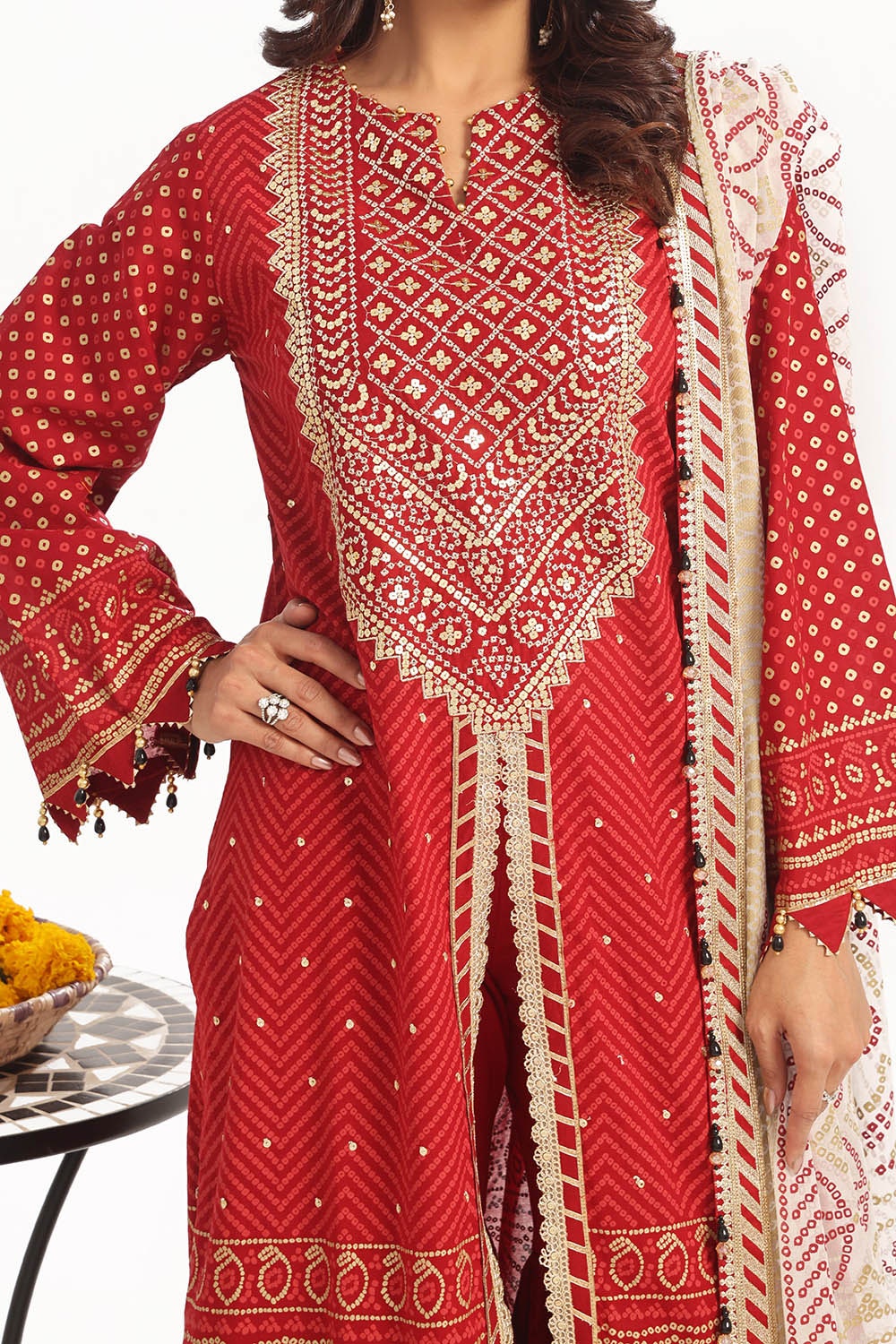 Gul Ahmed | Chunri Lawn 25 | BM-52022 - by - Libasekhas UK - Registered Vendor of : Gul Ahmed - 100% Original Designer Dresss