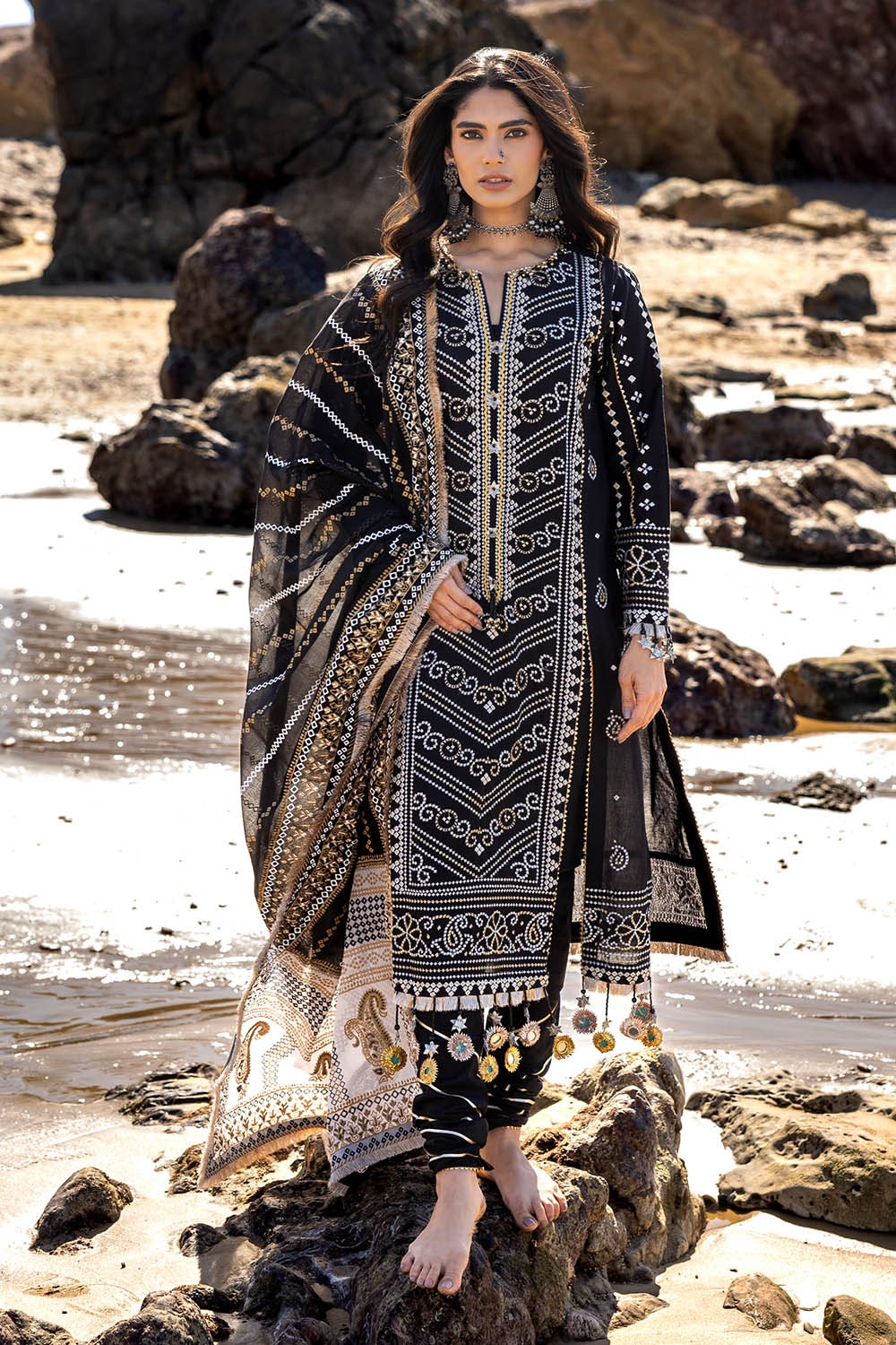 Gul Ahmed | Chunri Lawn 25 | CL-52407 - by - Libasekhas UK - Registered Vendor of : Gul Ahmed - 100% Original Designer Dresss