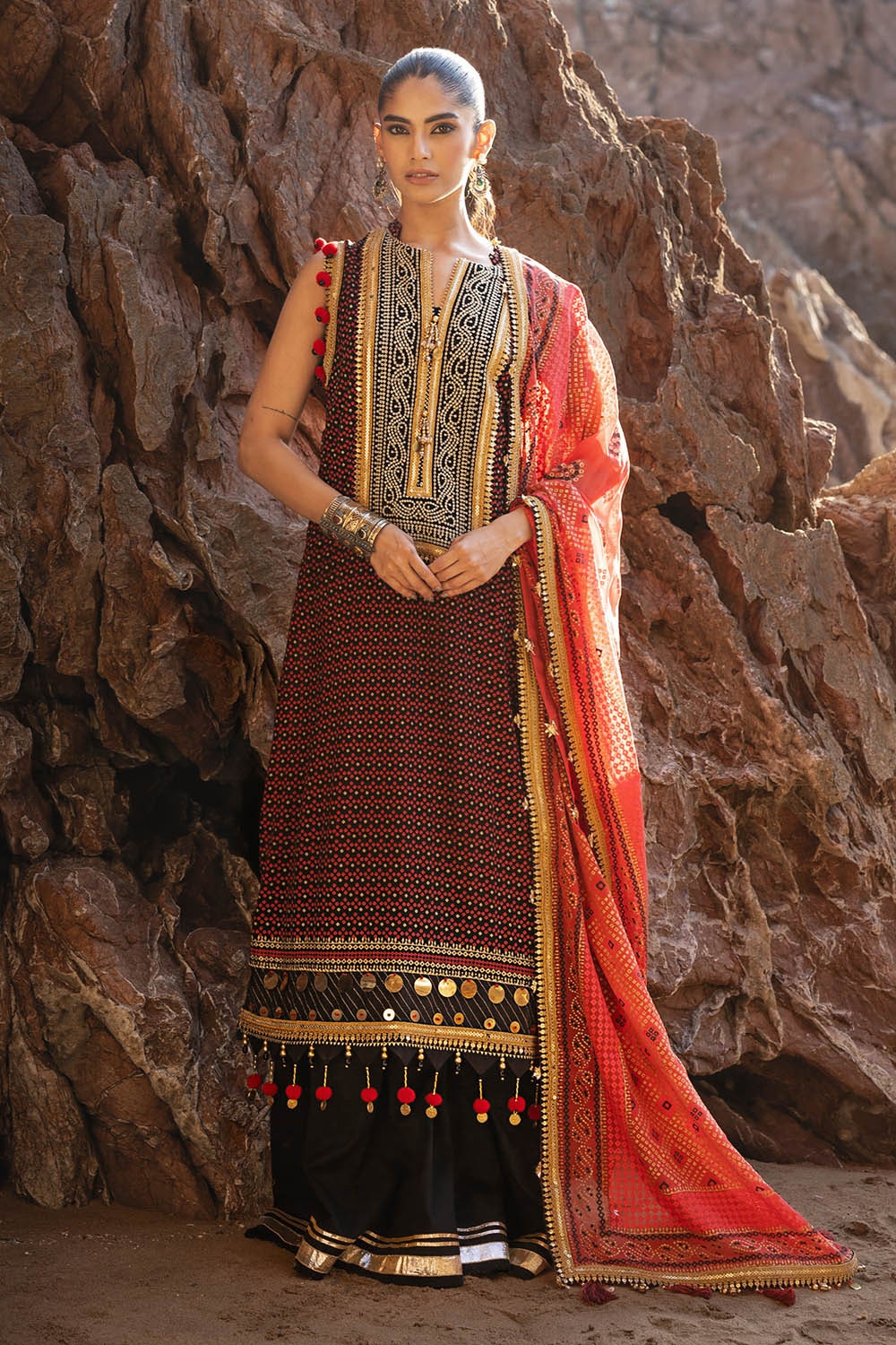 Gul Ahmed | Chunri Lawn 25 | BM-52017 - by - Libasekhas UK - Registered Vendor of : Gul Ahmed - 100% Original Designer Dresss