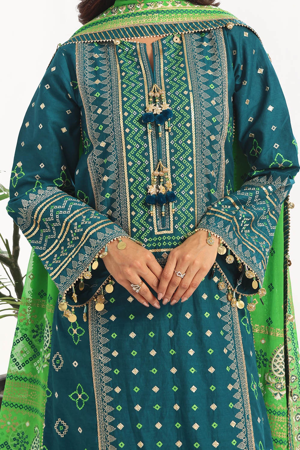 Gul Ahmed | Chunri Lawn 25 | BM-52025 - by - Libasekhas UK - Registered Vendor of : Gul Ahmed - 100% Original Designer Dresss