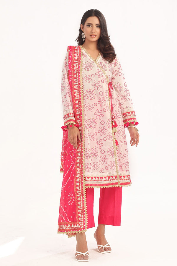 Gul Ahmed | Chunri Lawn 25 | CL-52411 A - by - Libasekhas UK - Registered Vendor of : Gul Ahmed - 100% Original Designer Dresss