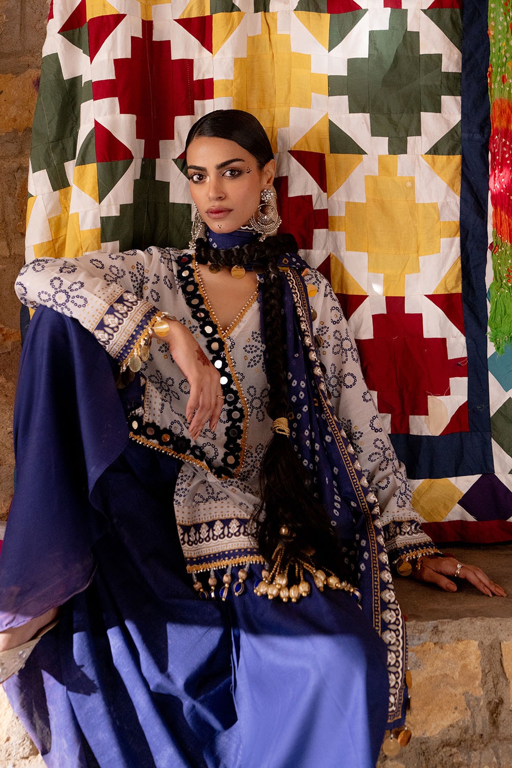 Gul Ahmed | Chunri Lawn 25 | CL-52411 B - by - Libasekhas UK - Registered Vendor of : Gul Ahmed - 100% Original Designer Dresss
