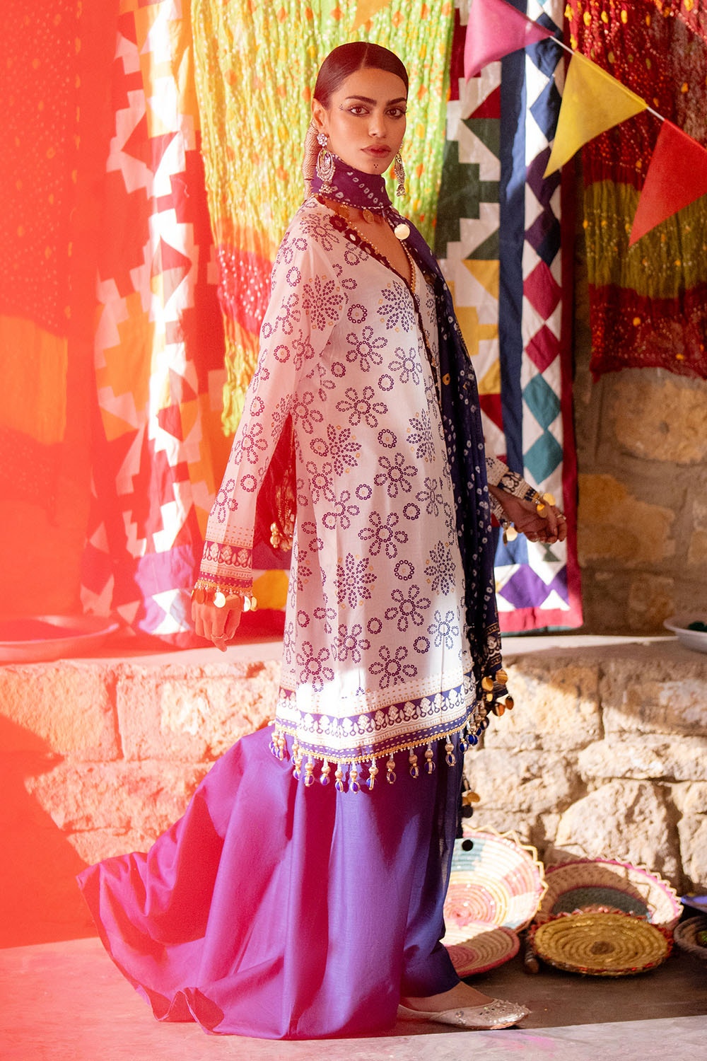 Gul Ahmed | Chunri Lawn 25 | CL-52411 B - by - Libasekhas UK - Registered Vendor of : Gul Ahmed - 100% Original Designer Dresss