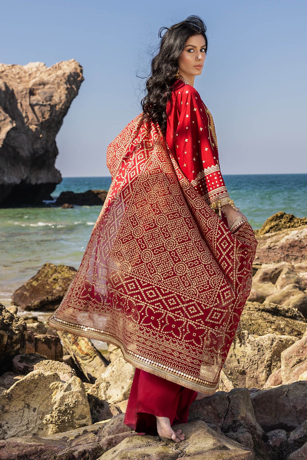 Gul Ahmed | Chunri Lawn 25 | BM-52018 - by - Libasekhas UK - Registered Vendor of : Gul Ahmed - 100% Original Designer Dresss