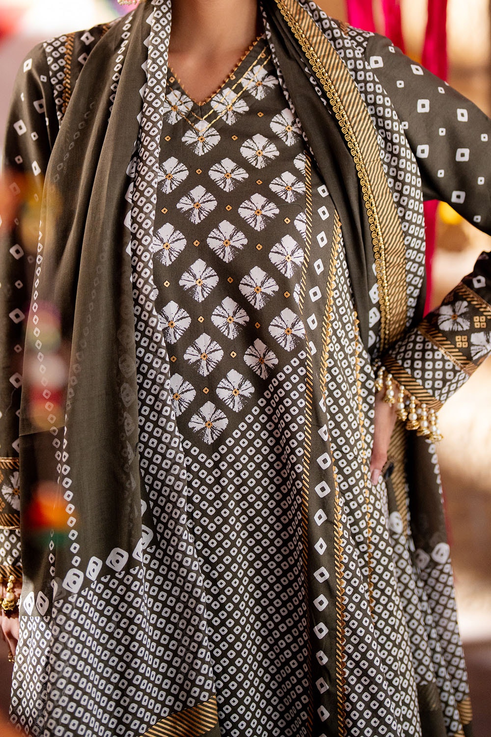 Gul Ahmed | Chunri Lawn 25 | CL-52401 B - by - Libasekhas UK - Registered Vendor of : Gul Ahmed - 100% Original Designer Dresss