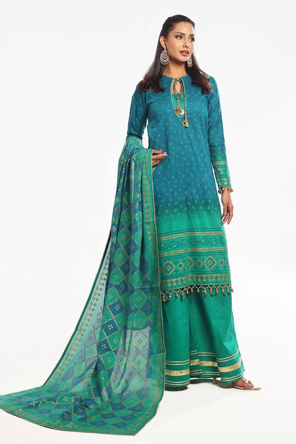 Gul Ahmed | Chunri Lawn 25 | CL-52410 A - by - Libasekhas UK - Registered Vendor of : Gul Ahmed - 100% Original Designer Dresss