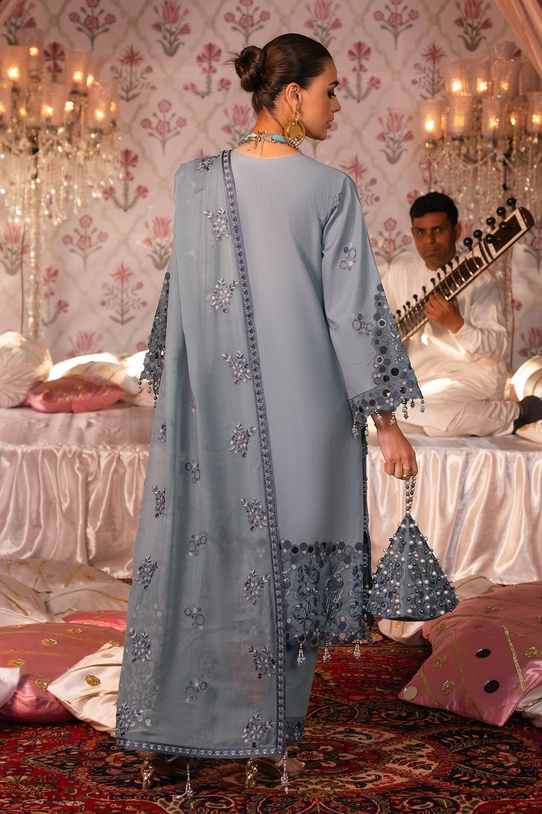 Alizeh | Rawayat Luxury Lawn 24 | Sahiba - by - Libasekhas UK - Registered Vendor of : Alizeh - 100% Original Designer Dresss