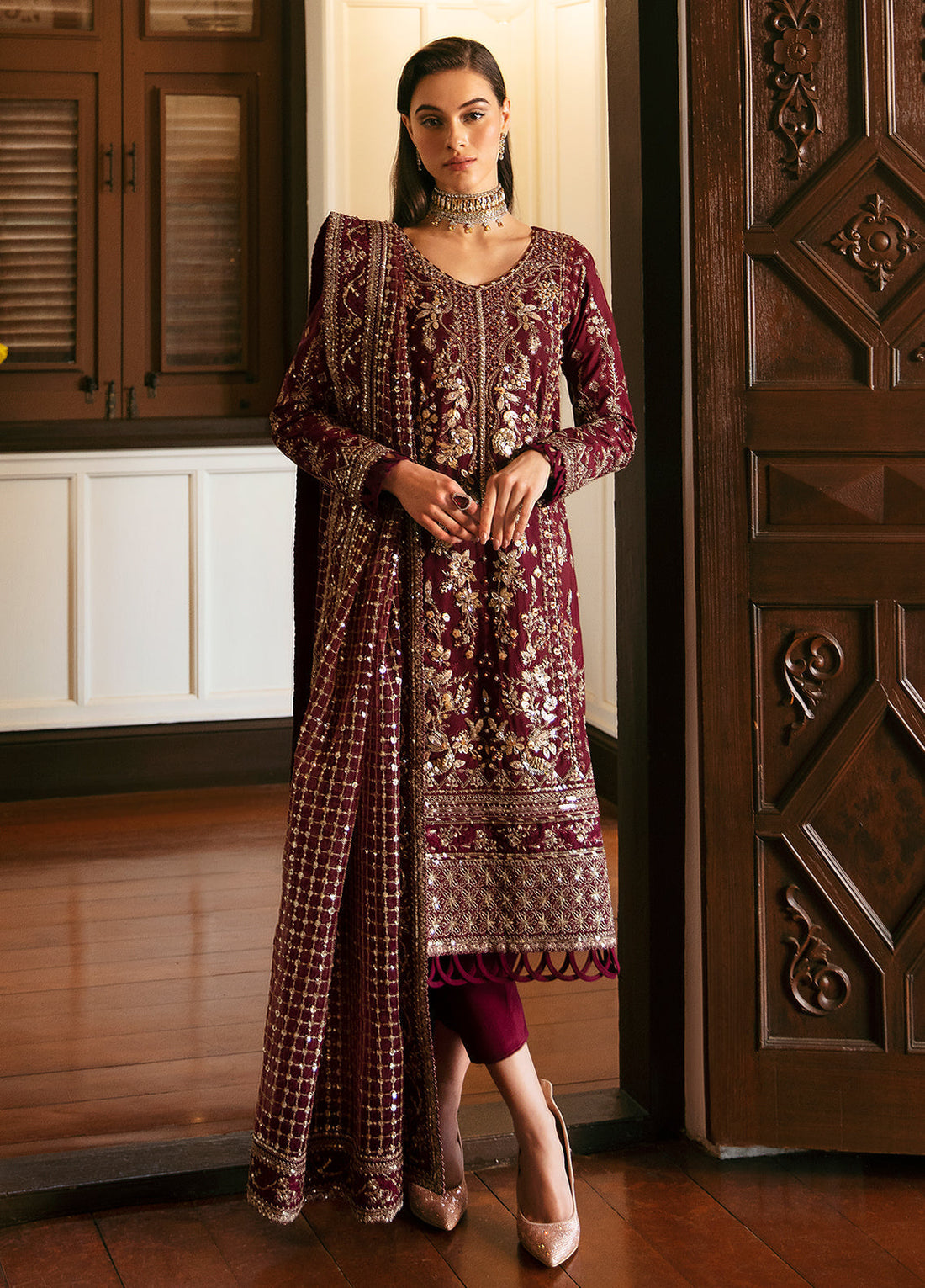 Gulaal | Luxury Pret | VALENTINA (GL-LP-24V1-20) - by - Libasekhas UK - Registered Vendor of : Gulaal - 100% Original Designer Dresss