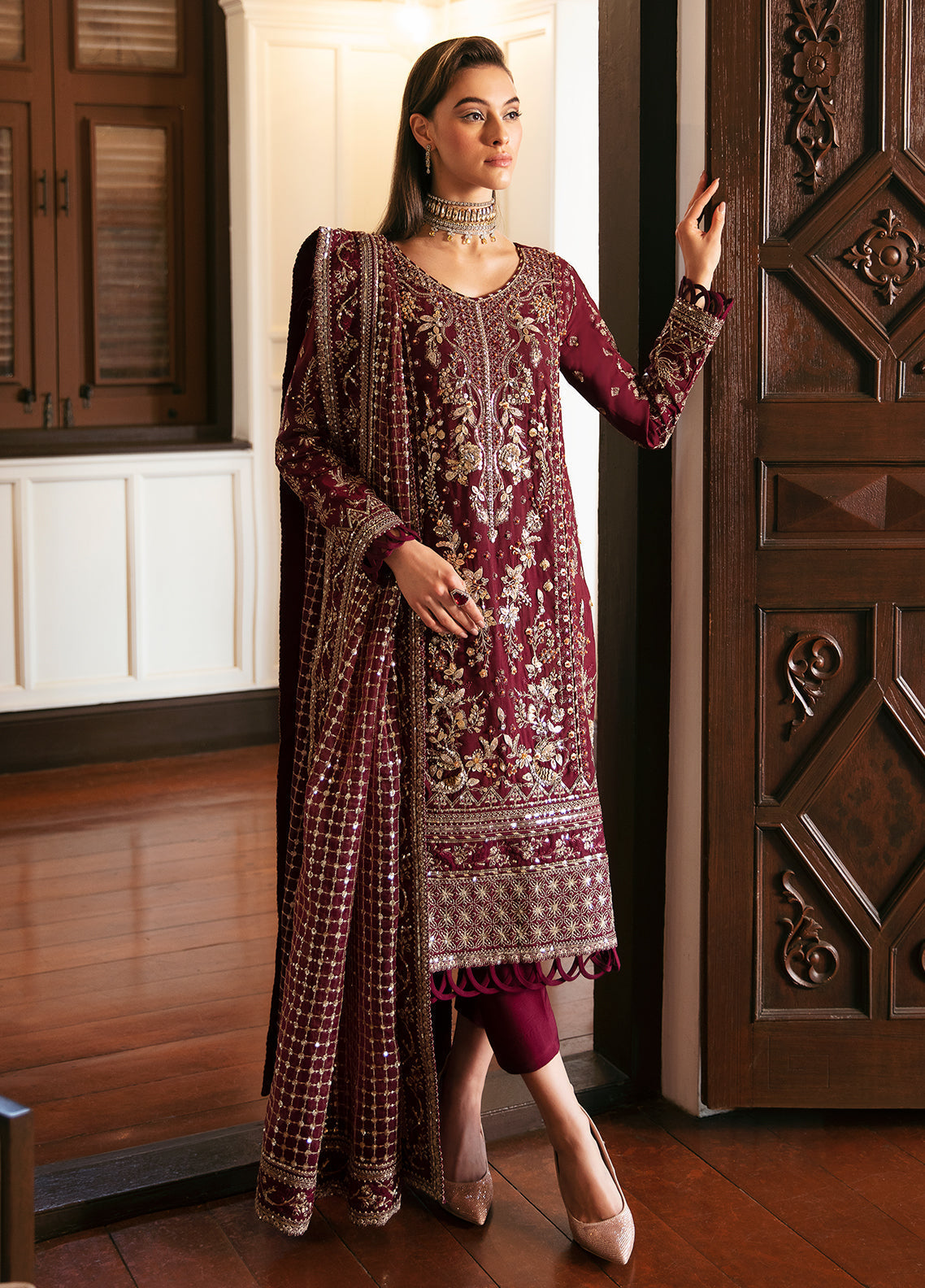 Gulaal | Luxury Pret | VALENTINA (GL-LP-24V1-20) - by - Libasekhas UK - Registered Vendor of : Gulaal - 100% Original Designer Dresss