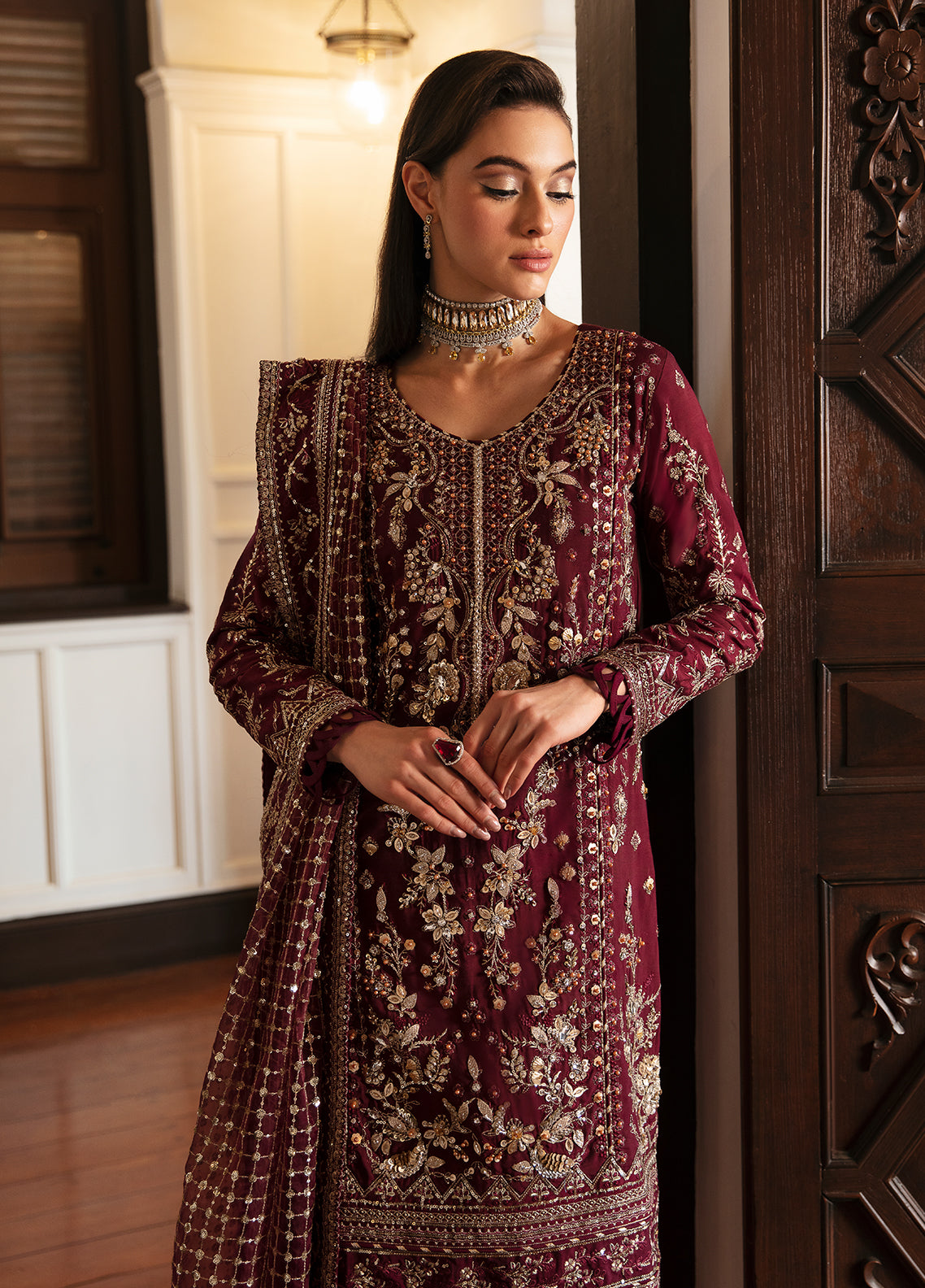 Gulaal | Luxury Pret | VALENTINA (GL-LP-24V1-20) - by - Libasekhas UK - Registered Vendor of : Gulaal - 100% Original Designer Dresss