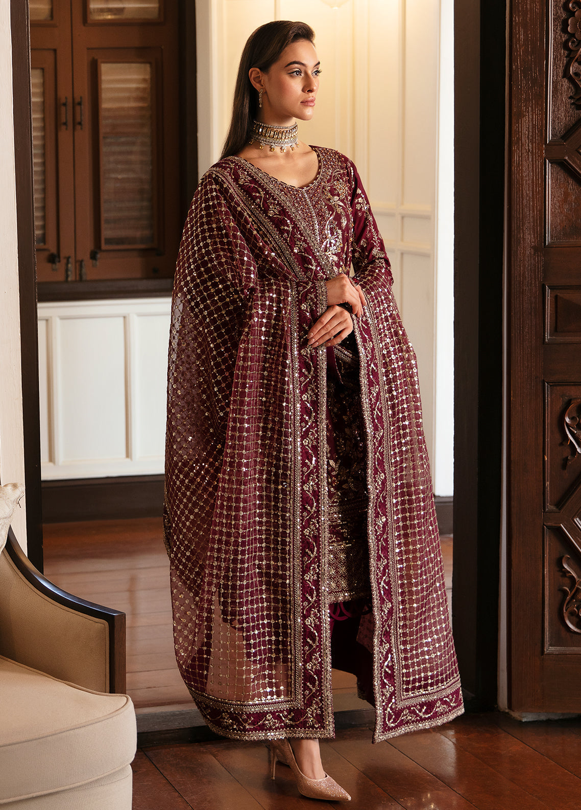 Gulaal | Luxury Pret | VALENTINA (GL-LP-24V1-20) - by - Libasekhas UK - Registered Vendor of : Gulaal - 100% Original Designer Dresss