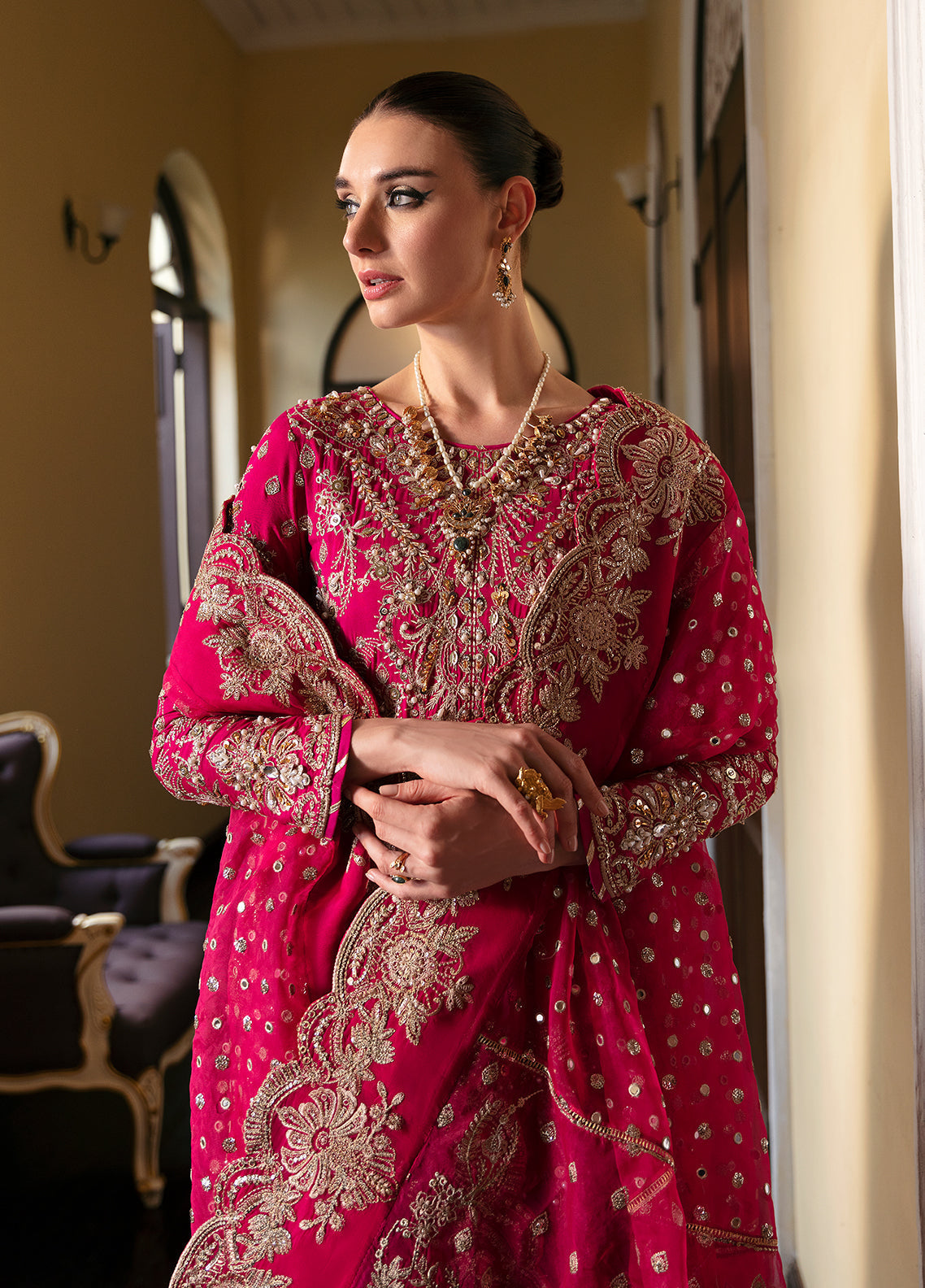 Gulaal | Luxury Pret | ROCHELLE (GL-LP-24V1-21) - by - Libasekhas UK - Registered Vendor of : Gulaal - 100% Original Designer Dresss