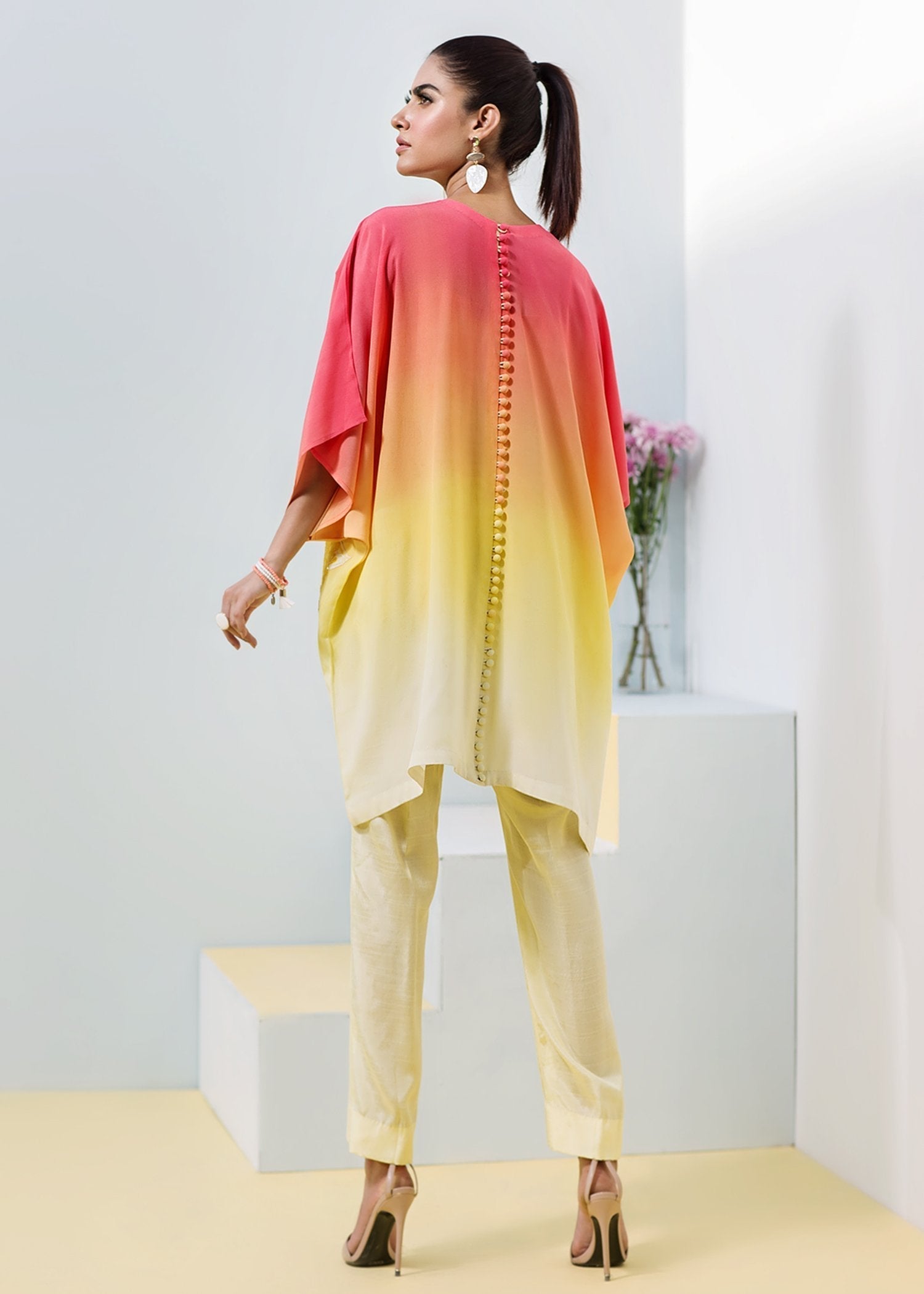 Hana | Daffodils Ready to Wear | Tahiti Bulb - by - Libasekhas UK - Registered Vendor of : Hana - 100% Original Designer Dresss
