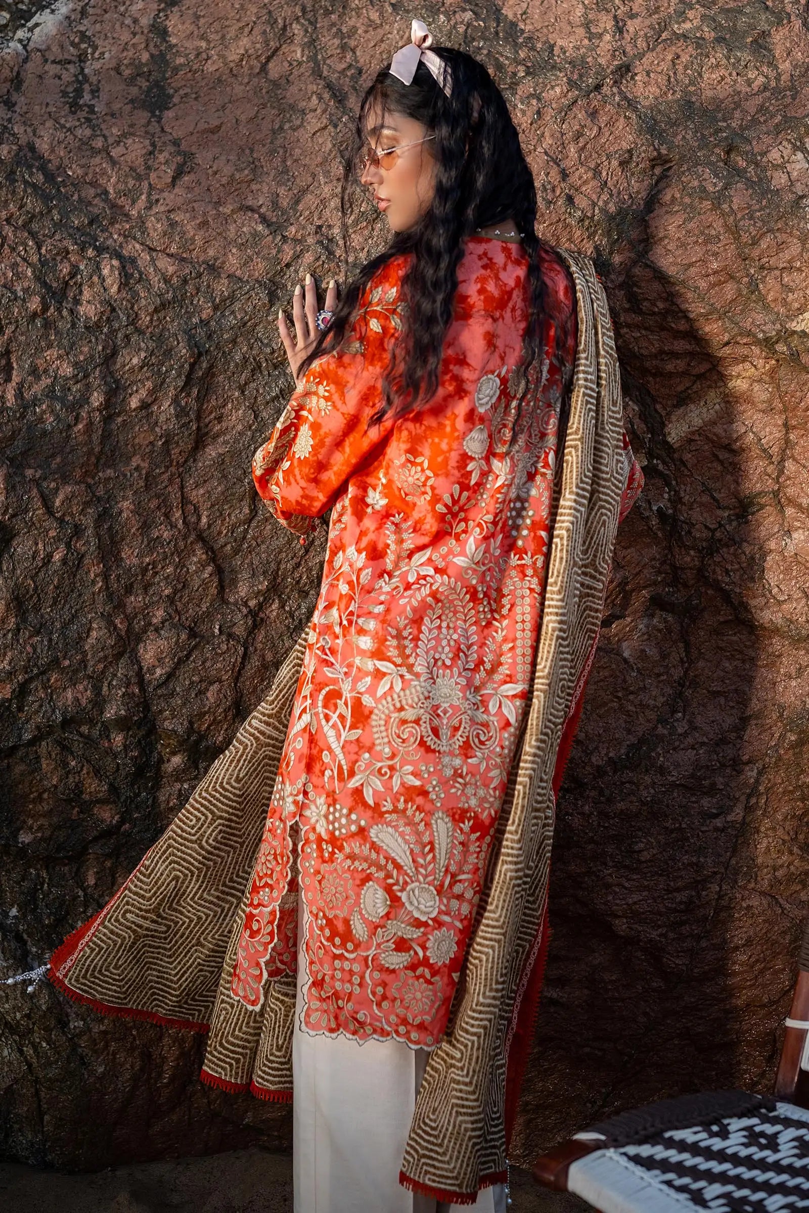 Sana Safinaz | Mahay Spring 24 | H241-018A-2BG - by - Libasekhas UK - Registered Vendor of : Sana Safinaz - 100% Original Designer Dresss