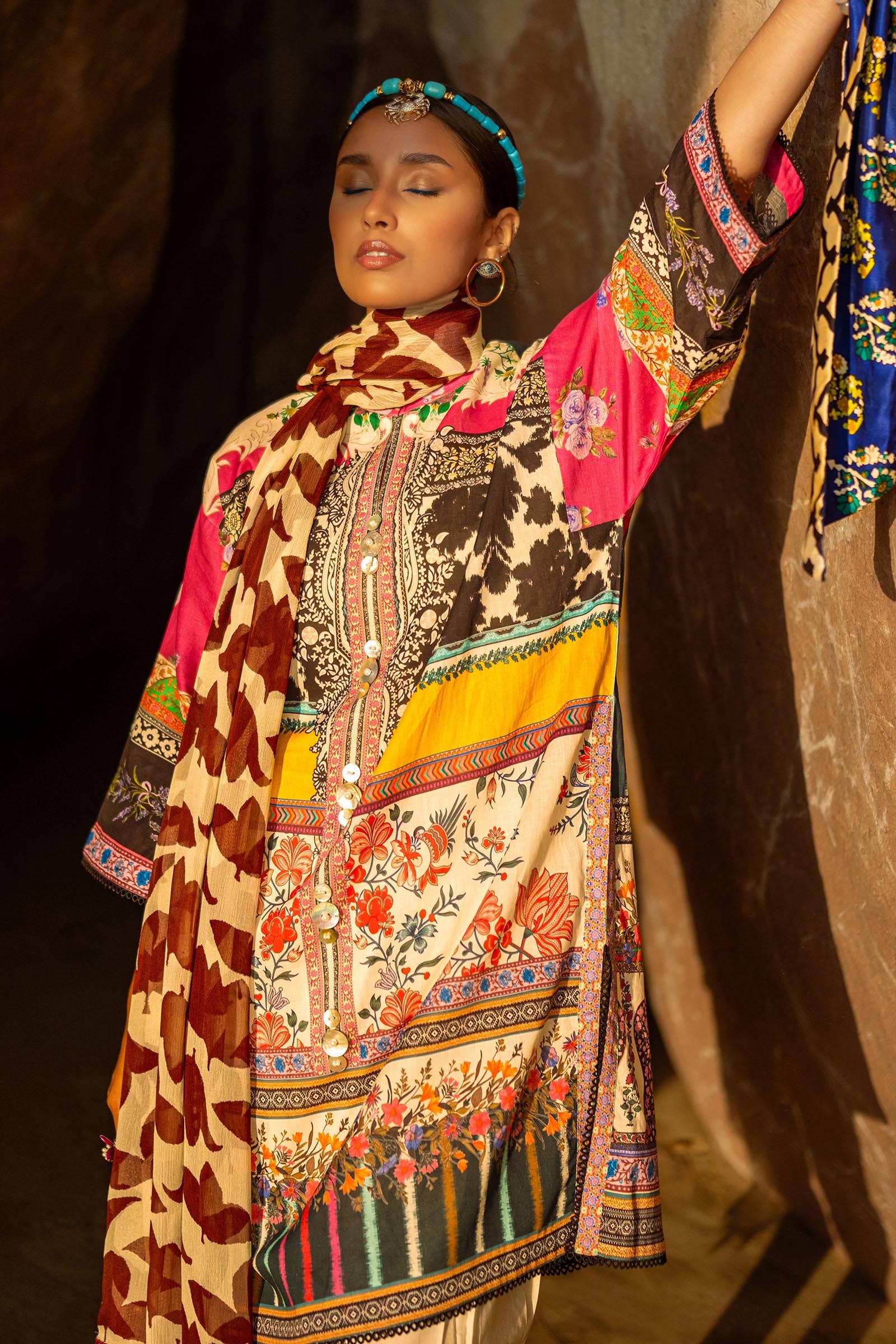 Sana Safinaz | Mahay Spring 24 | H241-027A-2I - by - Libasekhas UK - Registered Vendor of : Sana Safinaz - 100% Original Designer Dresss