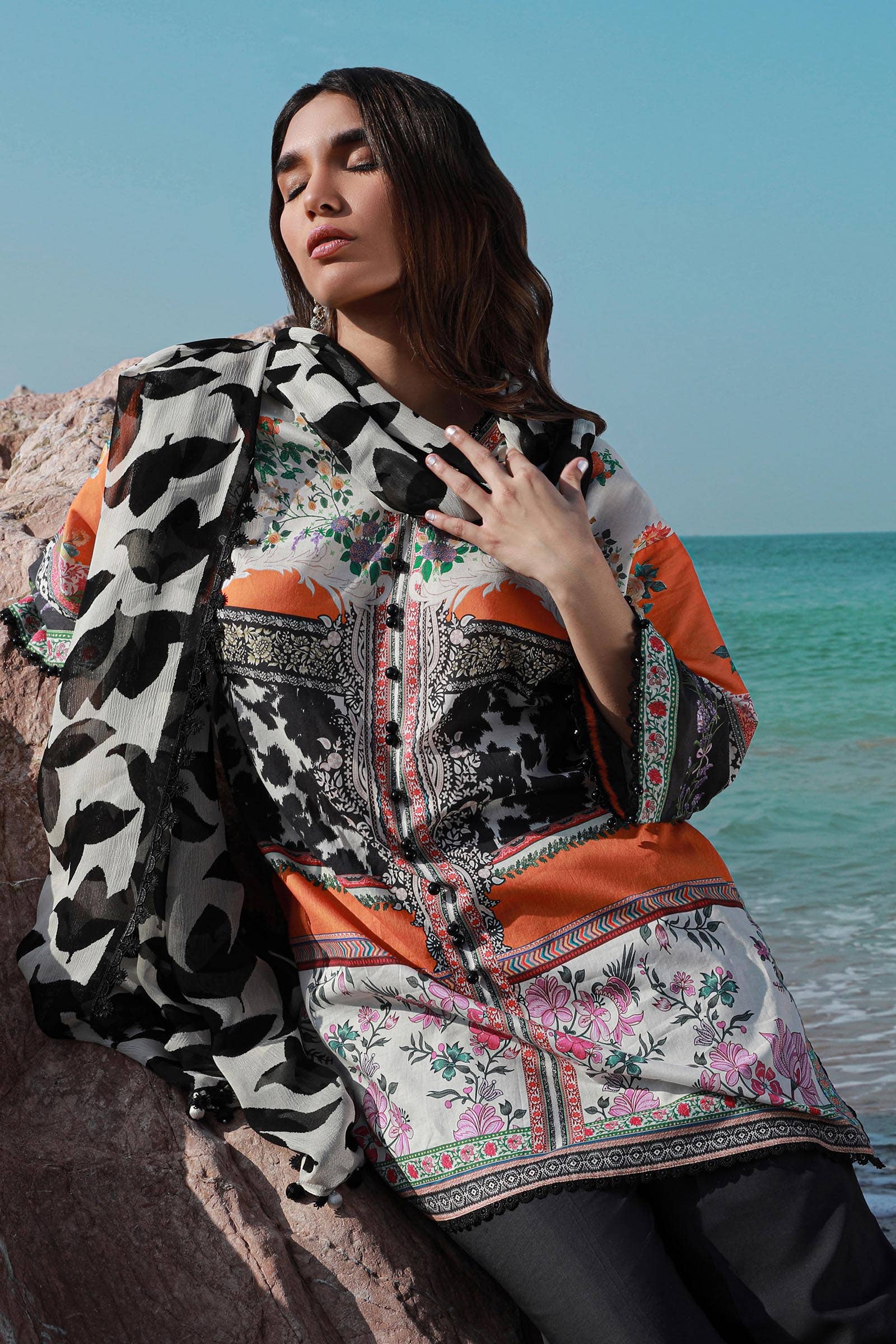 Sana Safinaz | Mahay Spring 24 | H241-027B-2I - Libasekhas