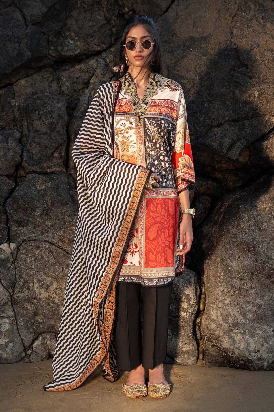 Sana Safinaz | Mahay Spring 24 | H241-028A-2BG - Libasekhas