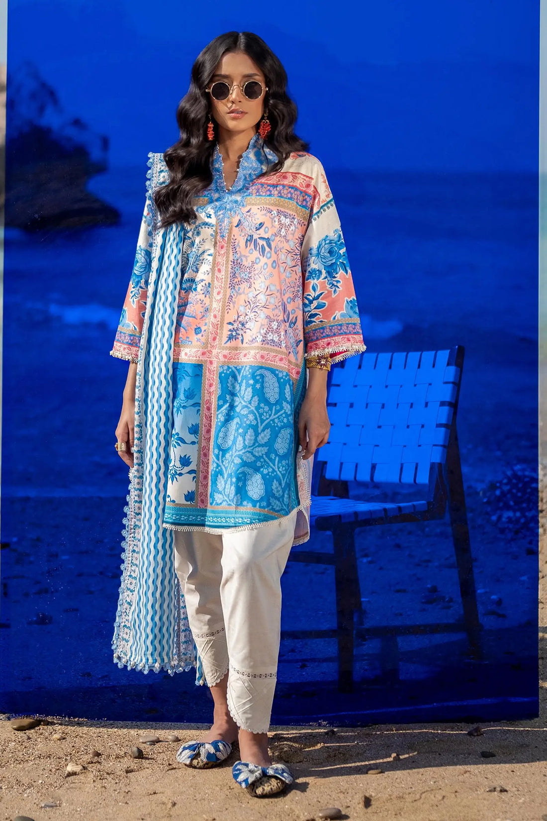Sana Safinaz | Mahay Spring 24 | H241-028B-2BG - Libasekhas