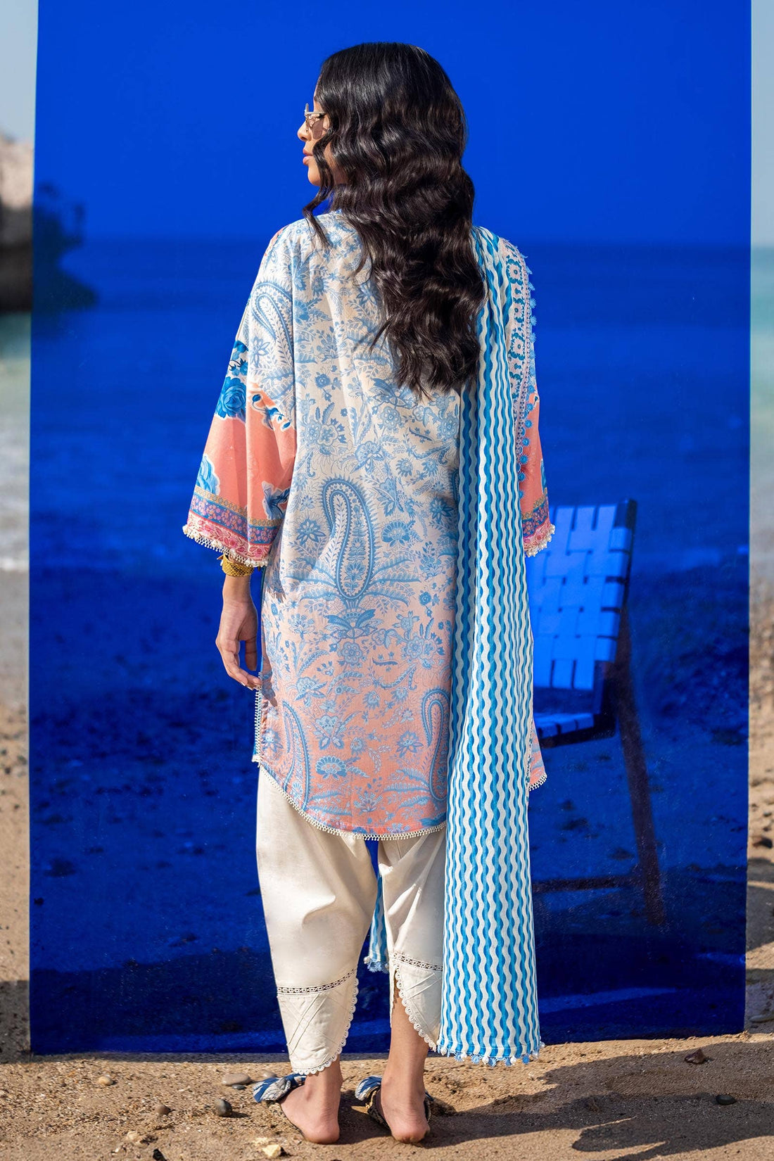 Sana Safinaz | Mahay Spring 24 | H241-028B-2BG - Libasekhas