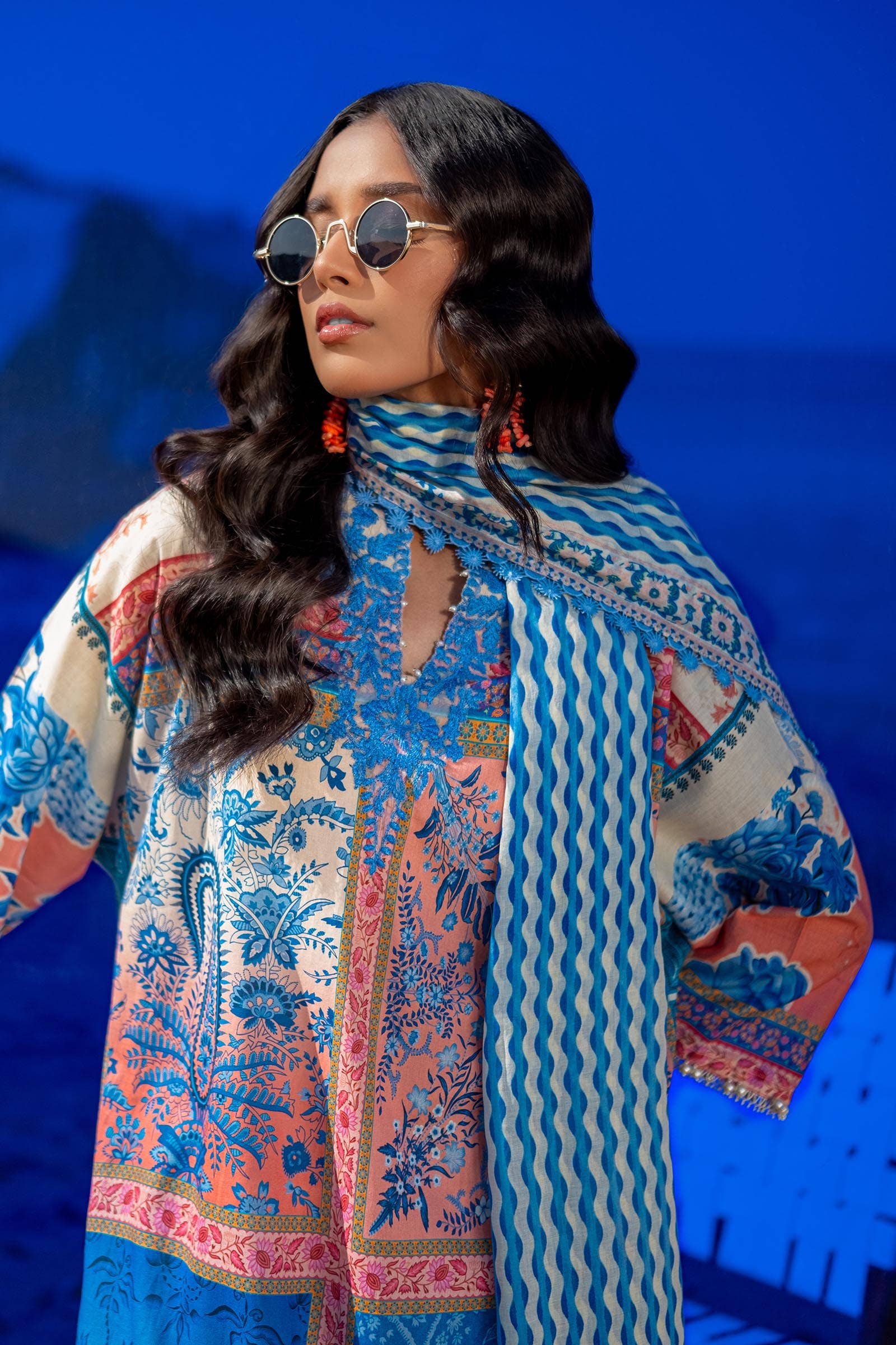 Sana Safinaz | Mahay Spring 24 | H241-028B-2BG - Libasekhas
