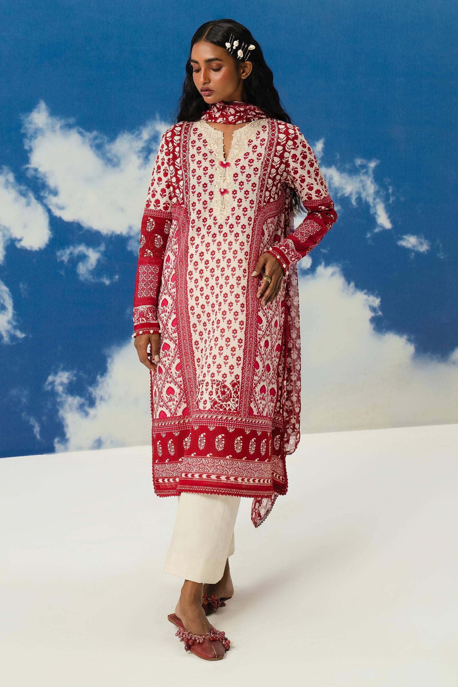 Sana Safinaz | Mahay Summer Lawn 24 | S-44 - by - Libasekhas UK - Registered Vendor of : Sana Safinaz - 100% Original Designer Dresss