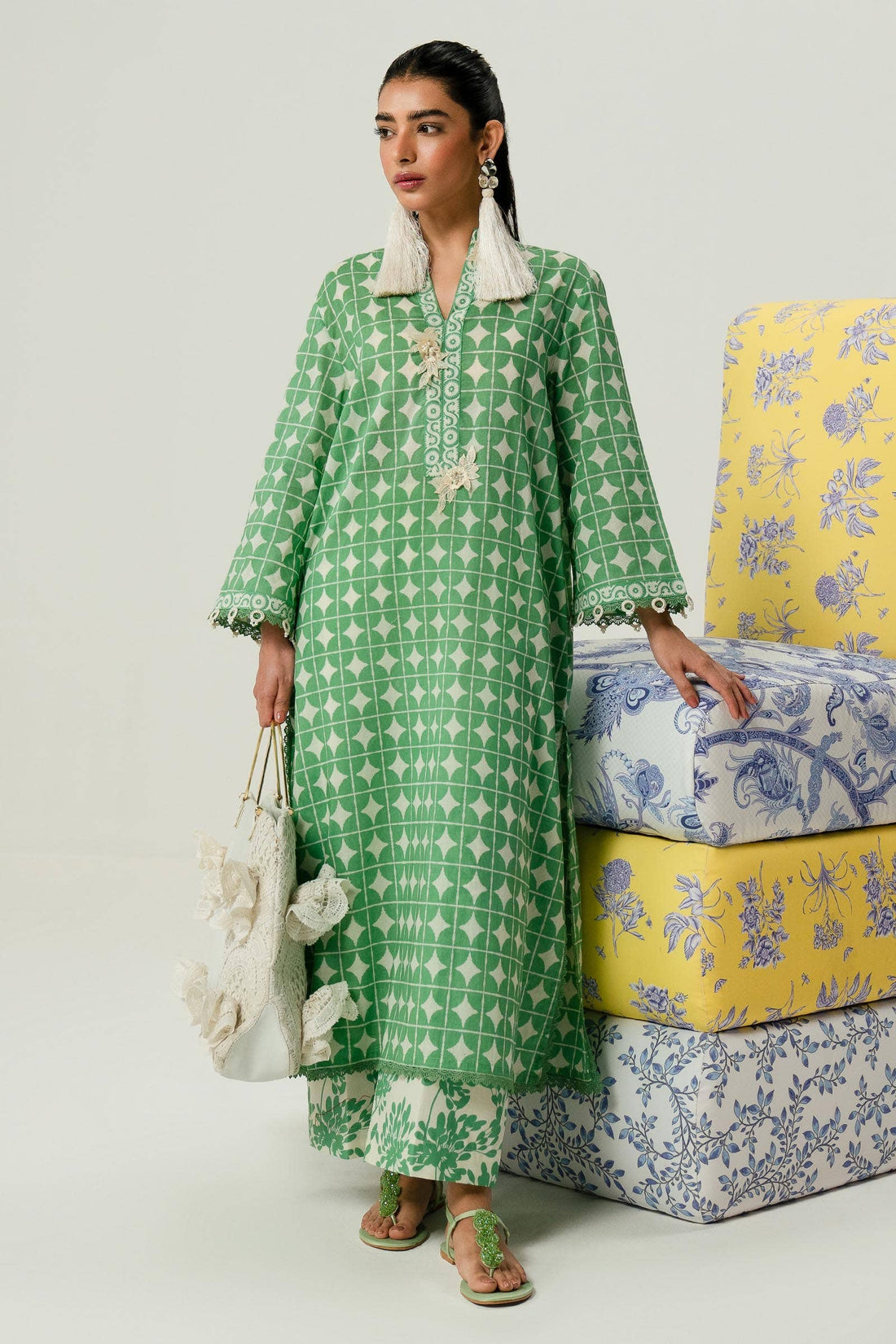 Sana Safinaz | Mahay Summer Lawn 24 | S-37 - Luxury -  Libasekhas