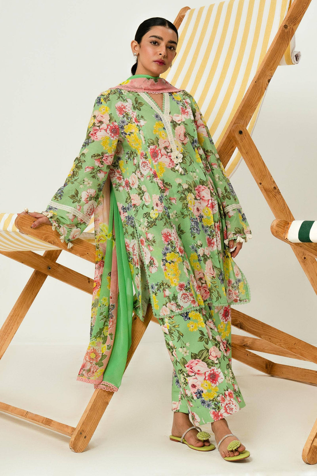 Sana Safinaz | Mahay Summer Lawn 24 | S-35 - Luxury -  Libasekhas