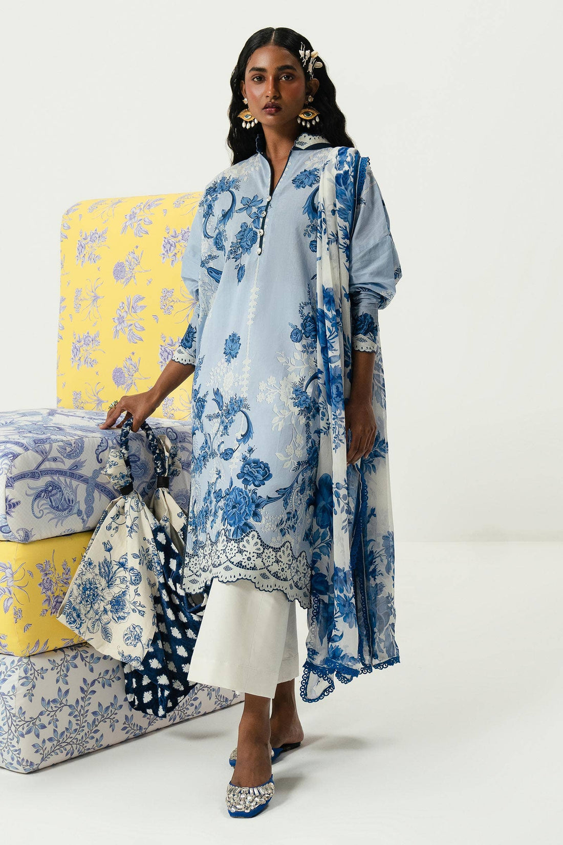 Sana Safinaz | Mahay Summer Lawn 24 | S-31 - Luxury -  Libasekhas