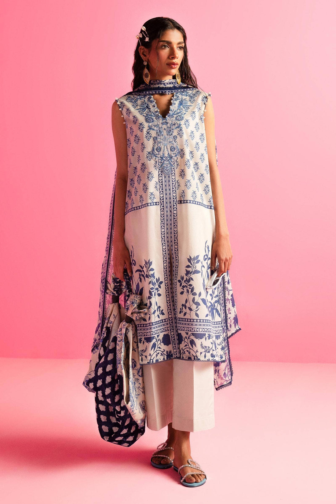 Sana Safinaz | Mahay Summer Lawn 24 | S-30 - Luxury -  Libasekhas
