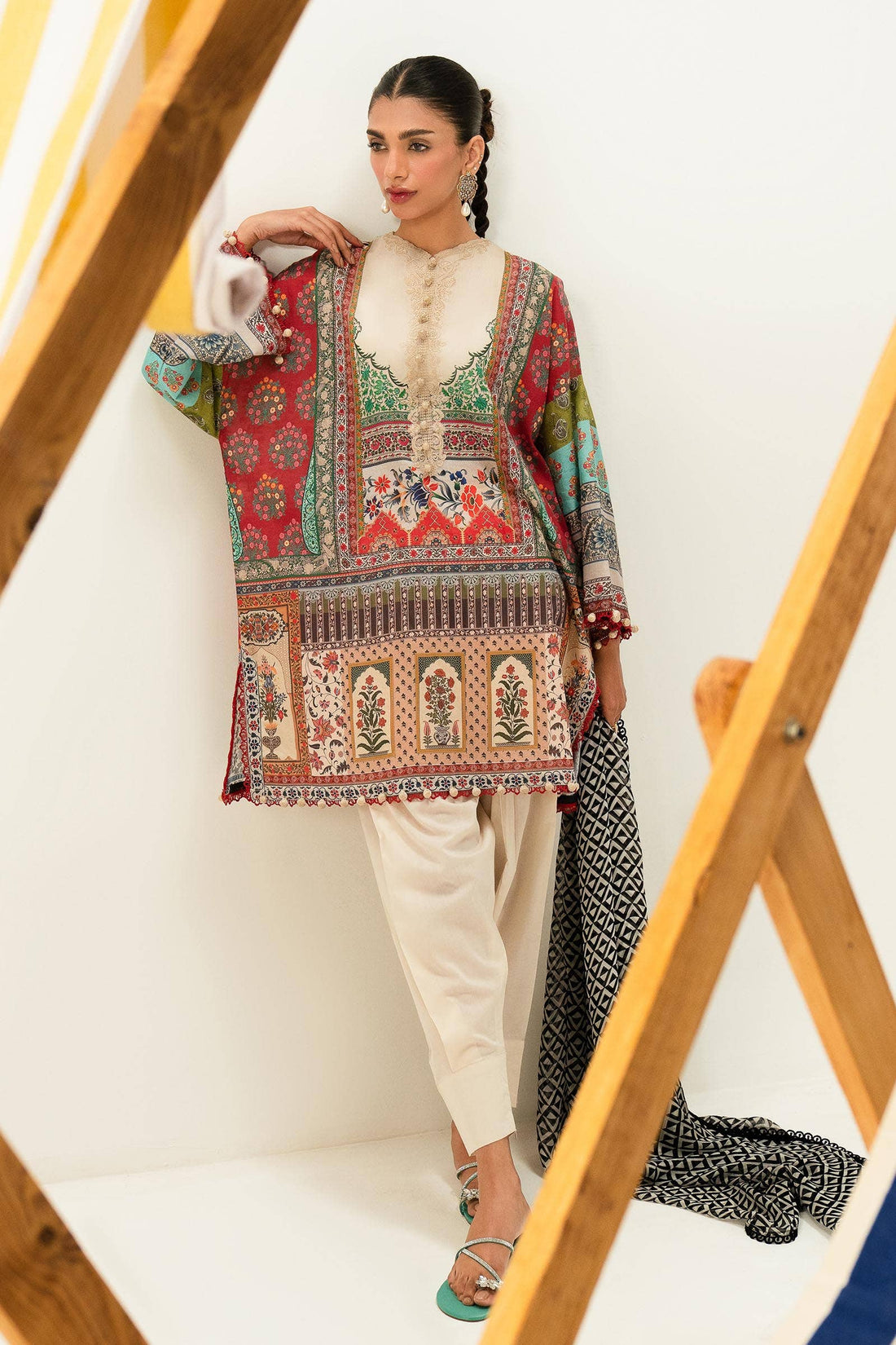 Sana Safinaz | Mahay Summer Lawn 24 | S-26 - Luxury -  Libasekhas