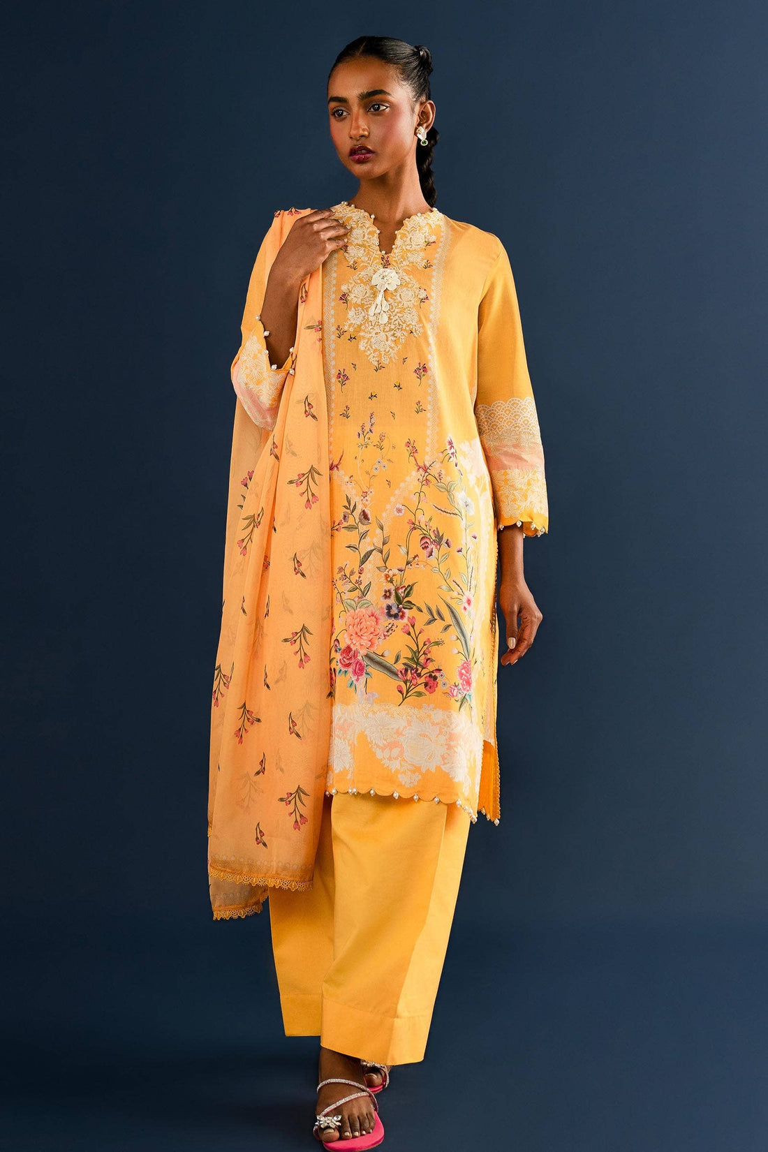 Sana Safinaz | Mahay Summer Lawn 24 | S-23 - Luxury -  Libasekhas