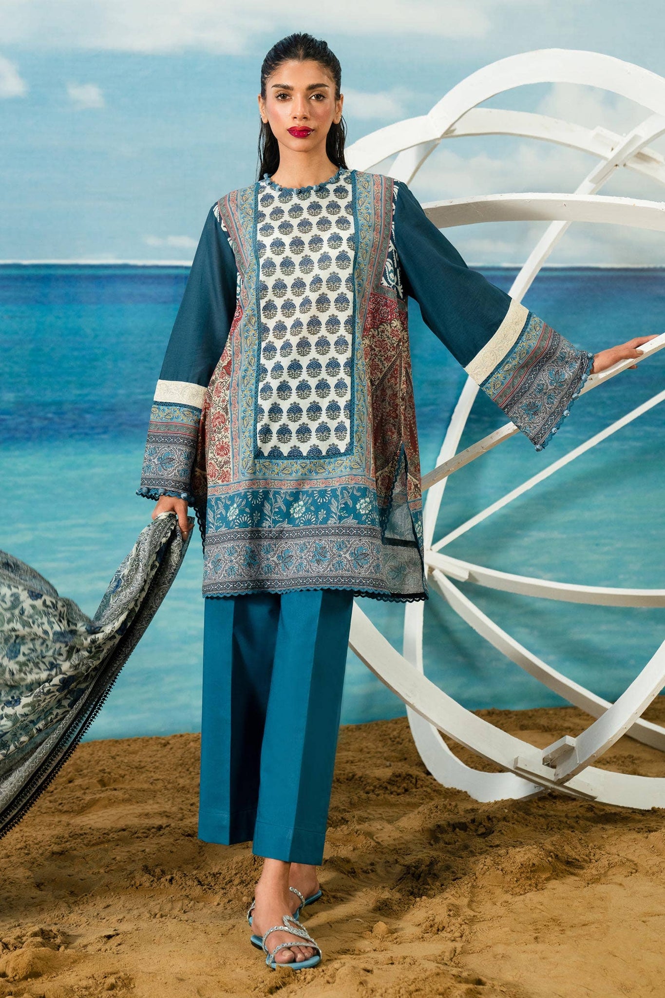 Sana Safinaz | Mahay Summer Lawn 24 | S-19 - Luxury -  Libasekhas