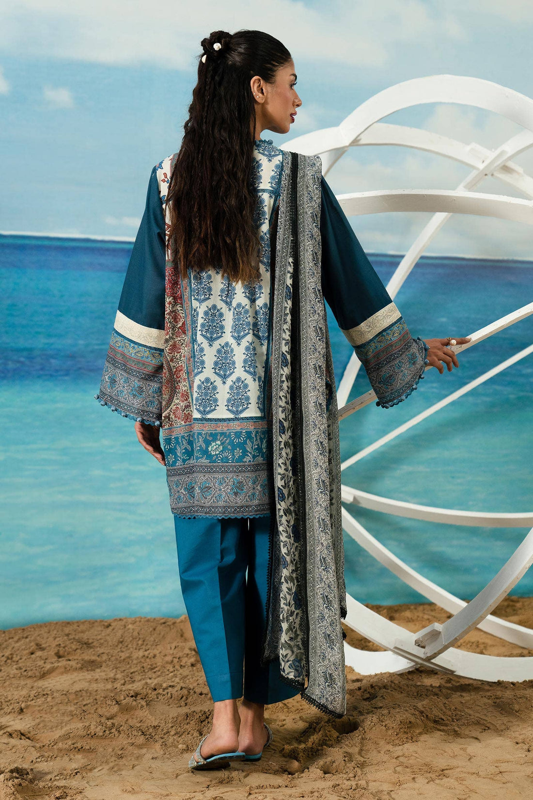 Sana Safinaz | Mahay Summer Lawn 24 | S-19 - Luxury -  Libasekhas