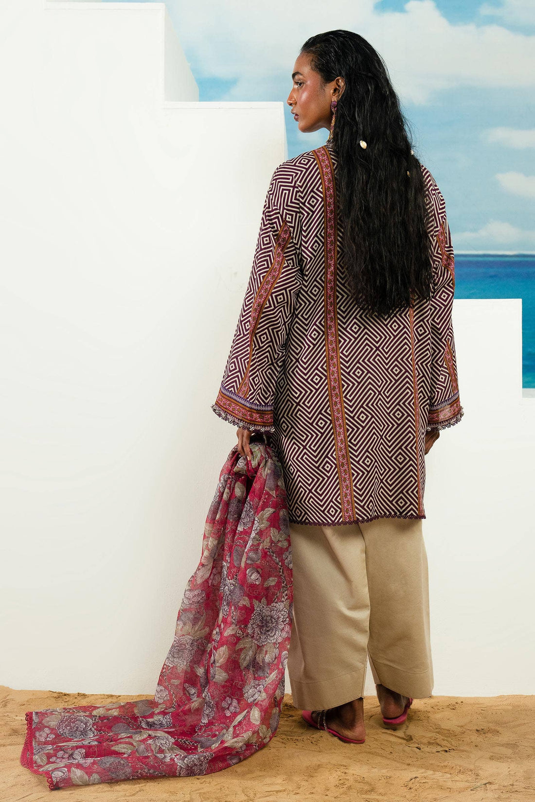 Sana Safinaz | Mahay Summer Lawn 24 | S-17 - Luxury -  Libasekhas