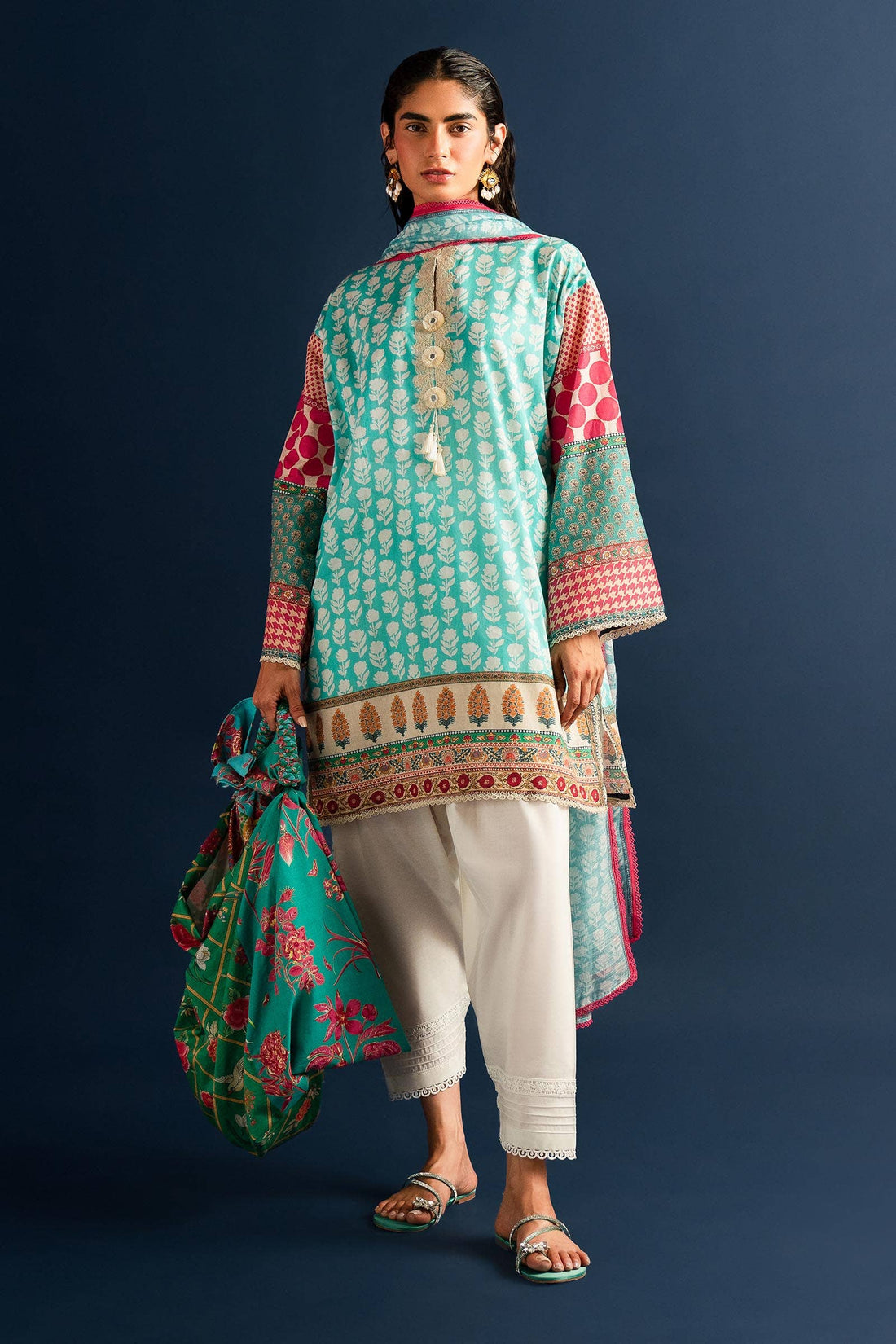 Sana Safinaz | Mahay Summer Lawn 24 | S-13 - Luxury -  Libasekhas